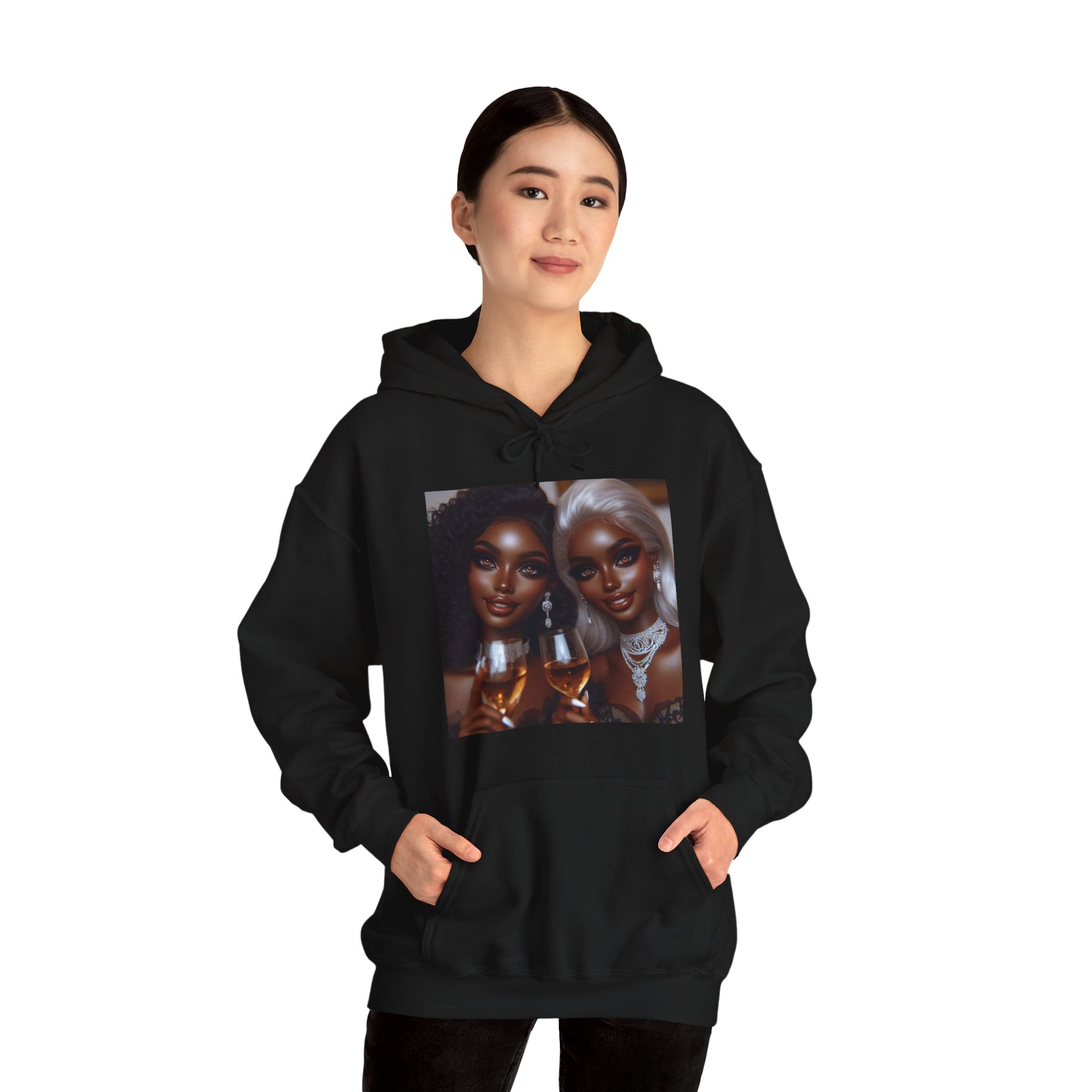 Cheers Hoodie Hoodie Printify