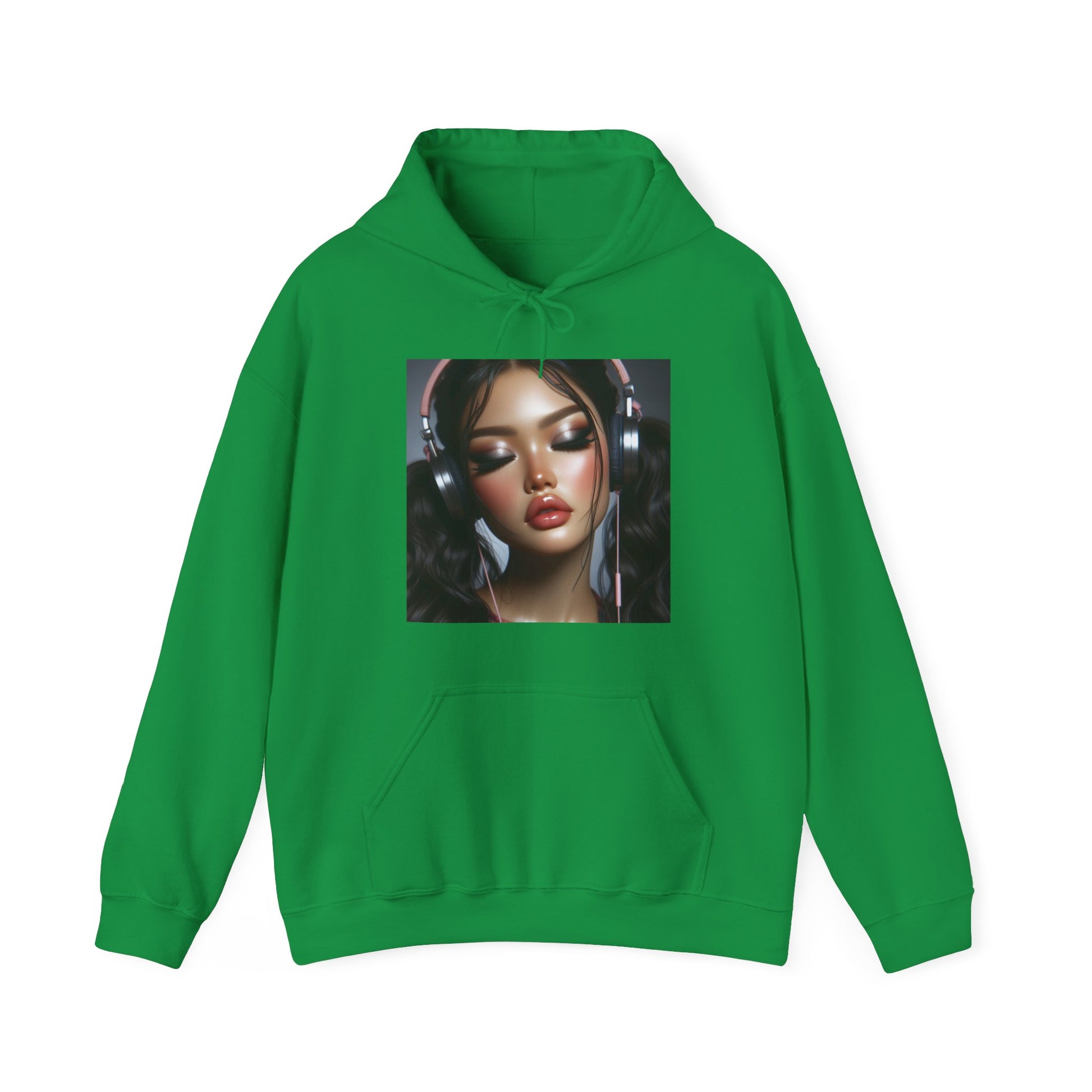 Music Vibes Hoodie Hoodie Printify Irish Green S
