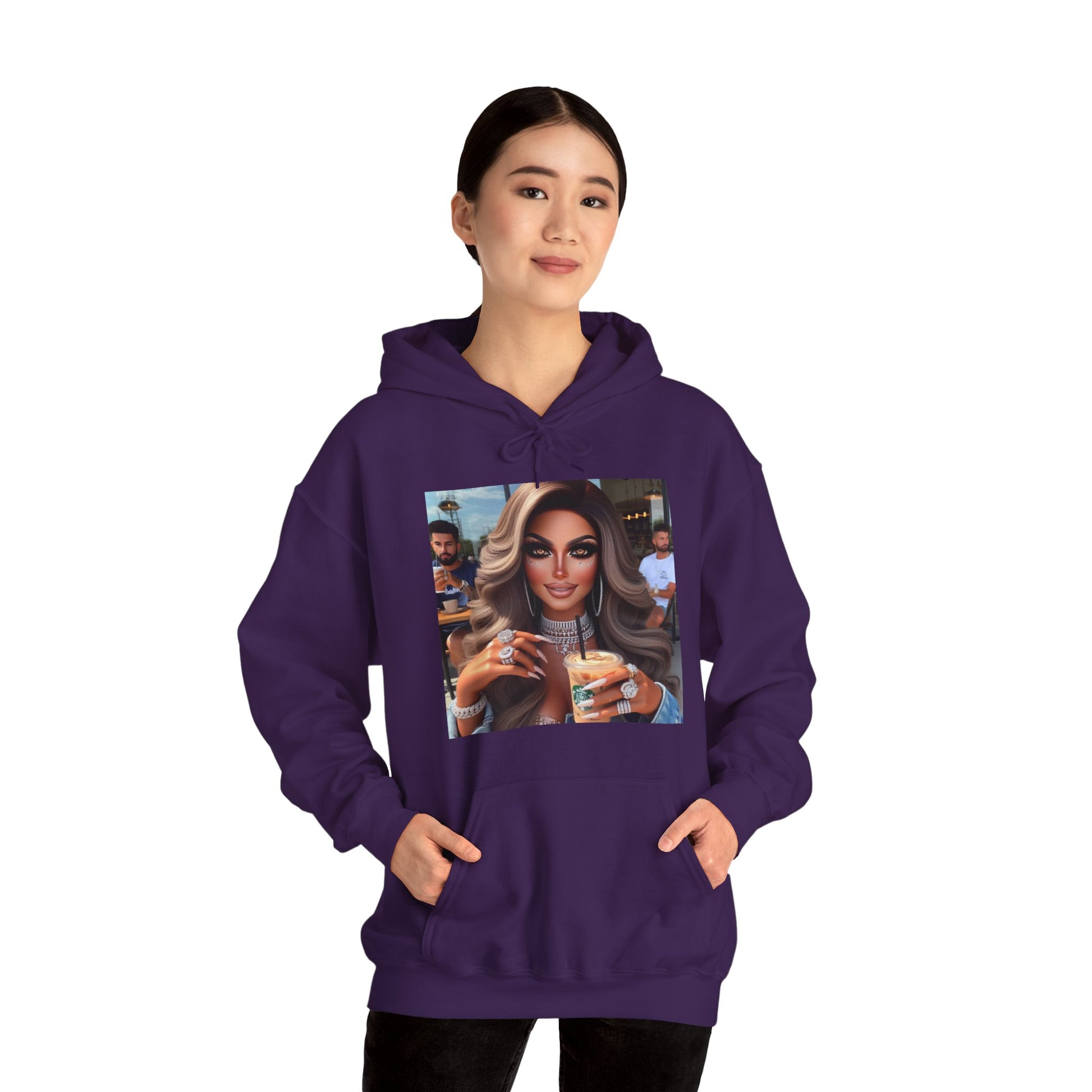 Coffee Beauty Hoodie Hoodie Printify