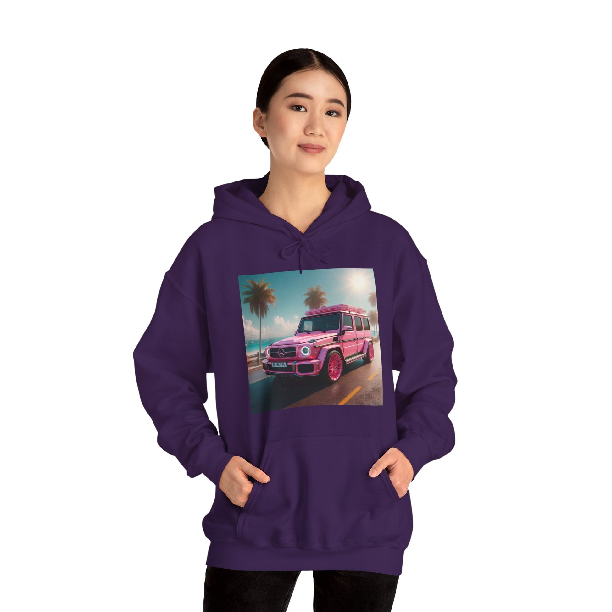 Pink G-Wagon Hoodie Hoodie Printify