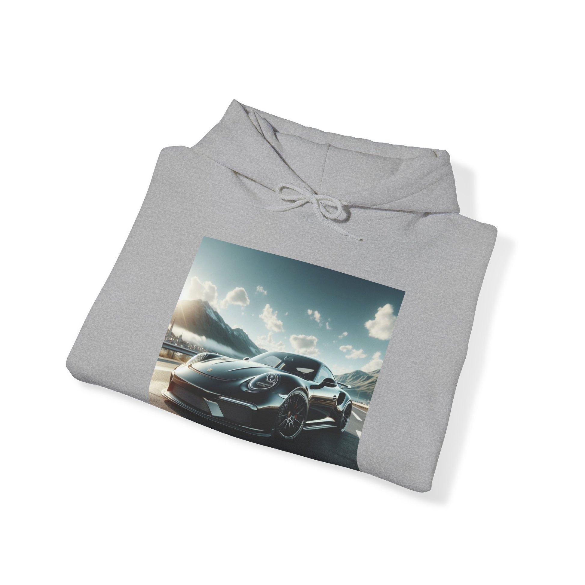 Black Porsche Hoodie Hoodie Printify