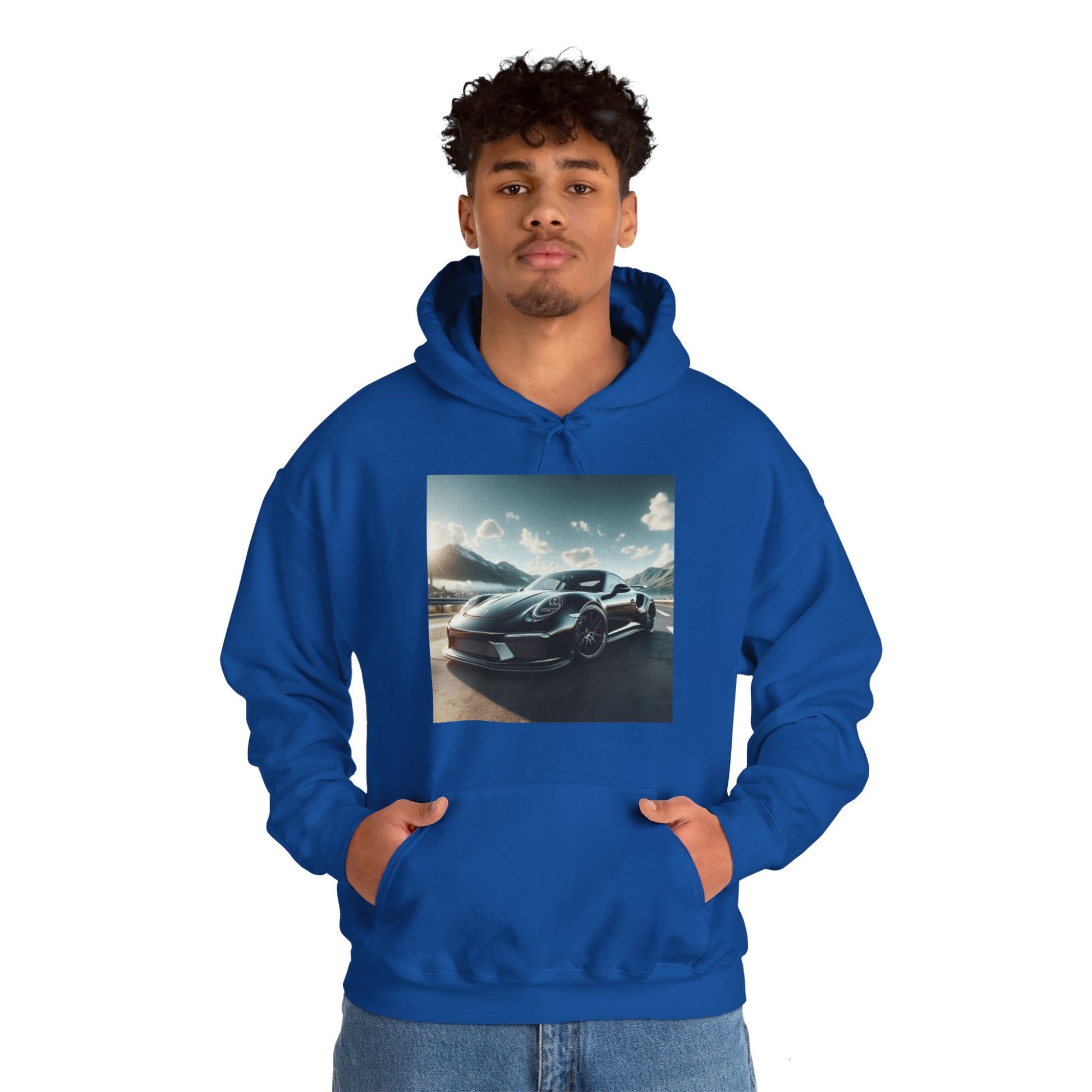 Black Porsche Hoodie Hoodie Printify