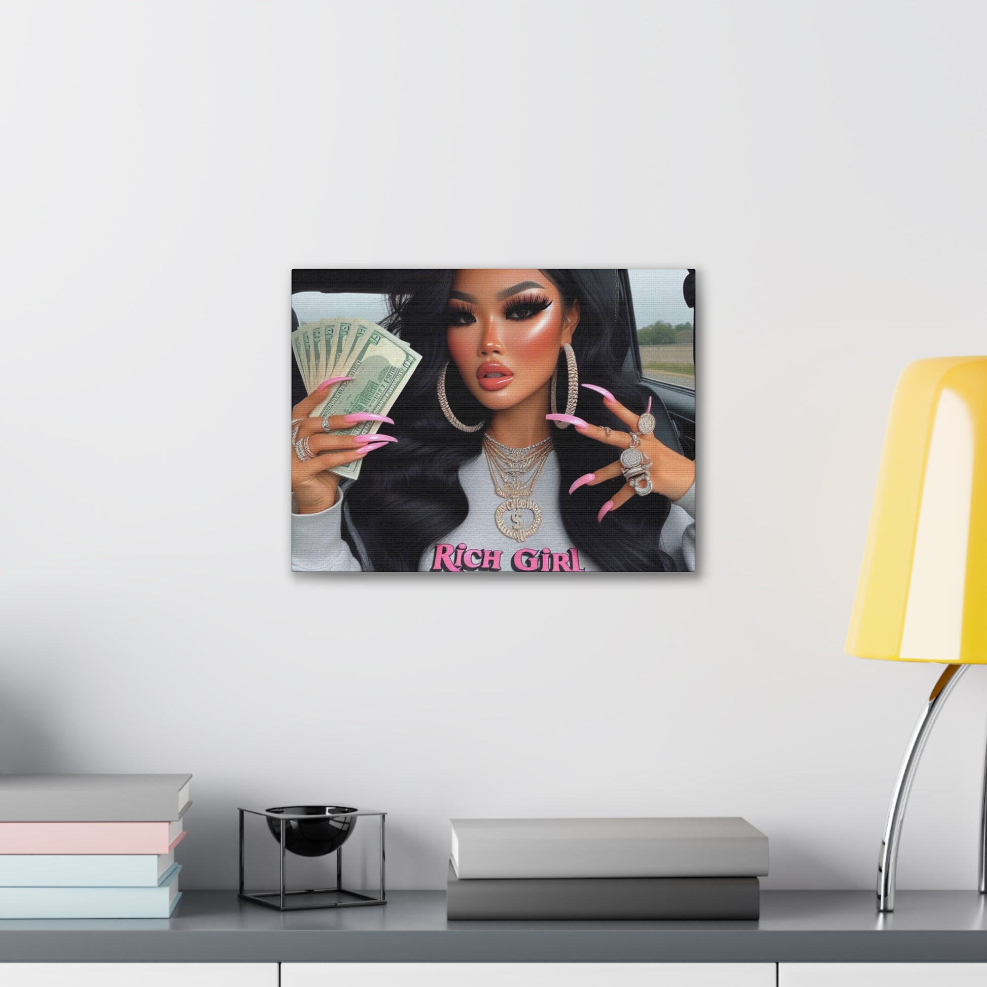 Rich Girl Mafia Canvas Canvas Printify 16″ x 12″ (Horizontal) 0.75''