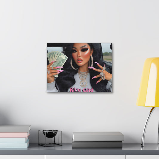 Rich Girl Mafia Canvas Canvas Printify 16″ x 12″ (Horizontal) 0.75''