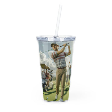 Golf Tournament Tumbler with Straw Mug Printify 20oz Transparent