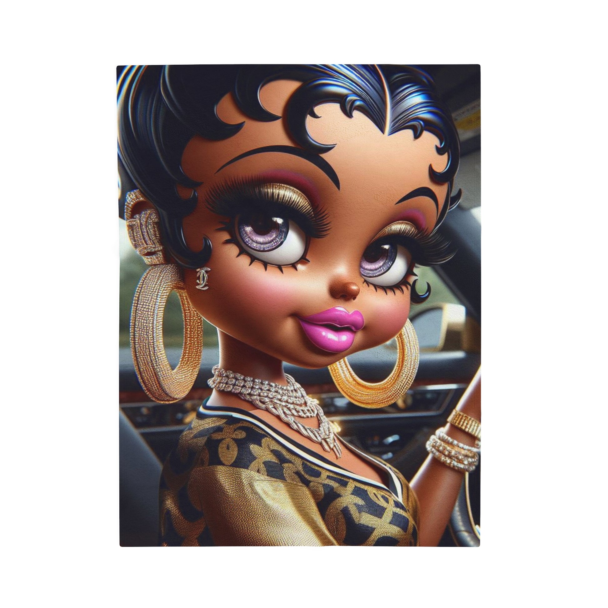 Betty Beauty Plush Blanket All Over Prints Printify 30" × 40"