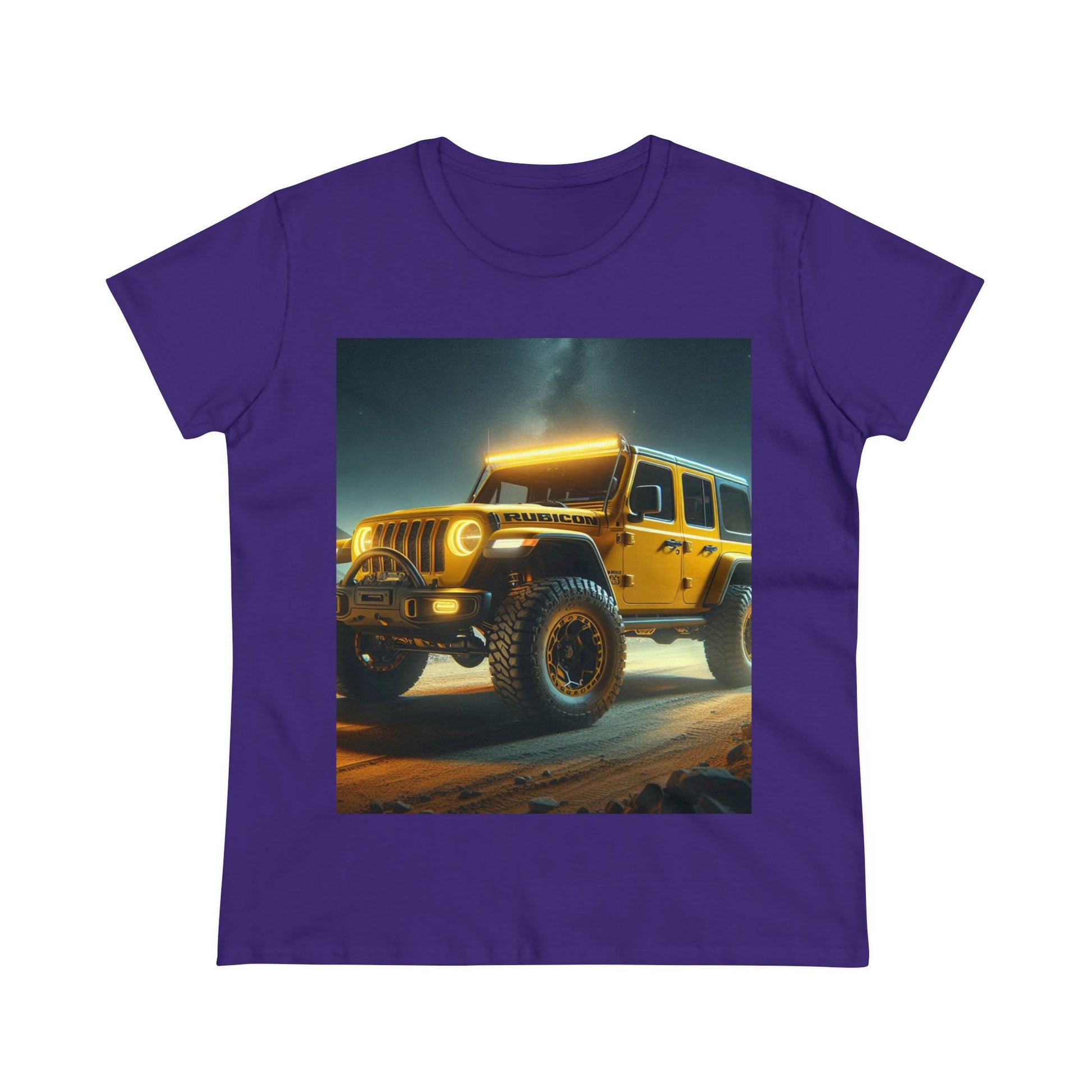 Yellow Rubicon T-Shirt T-Shirt Printify Purple S