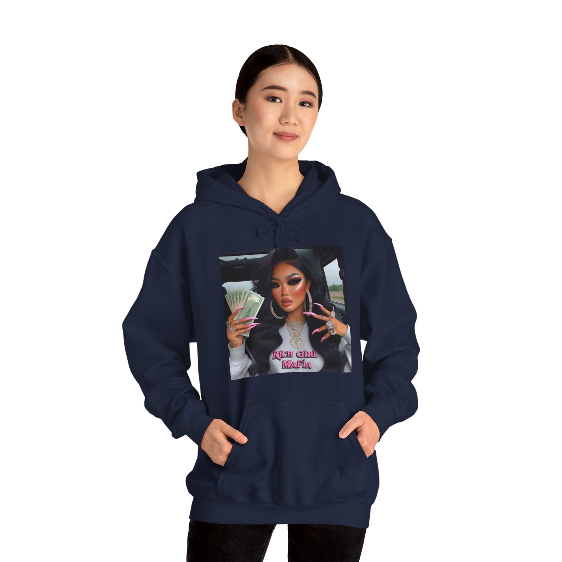 Rich Girl Mafia Hoodie Hoodie Printify
