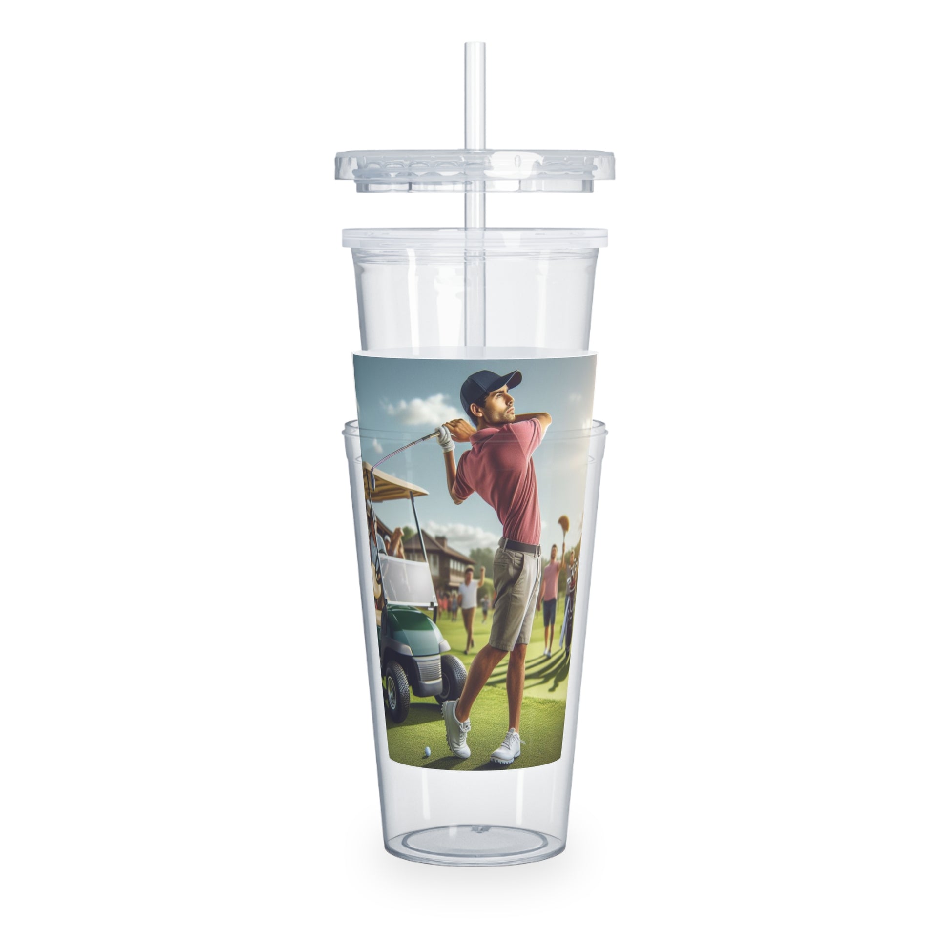 Golf Tournament Tumbler with Straw Mug Printify