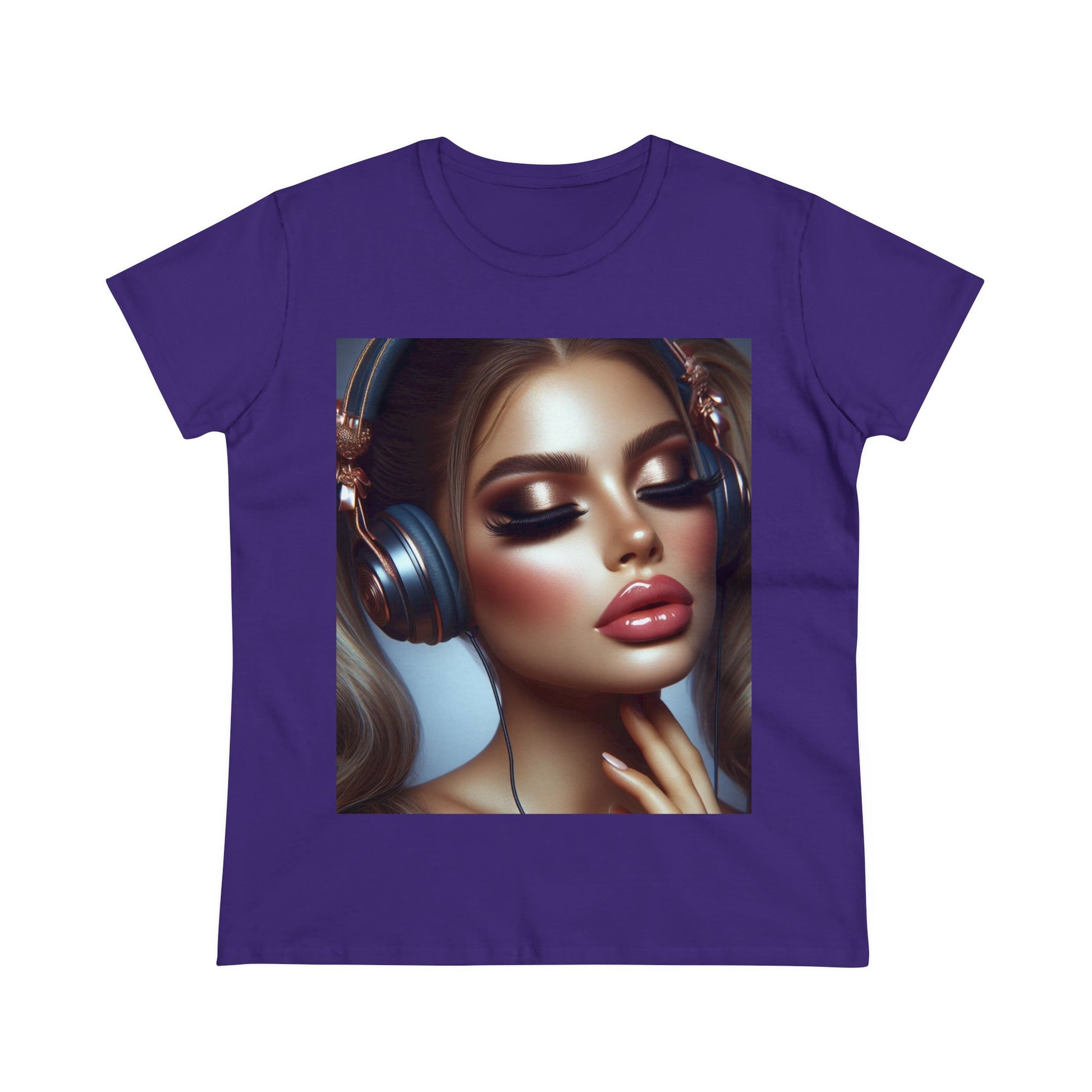 Music Vibes T-Shirt T-Shirt Printify Purple S