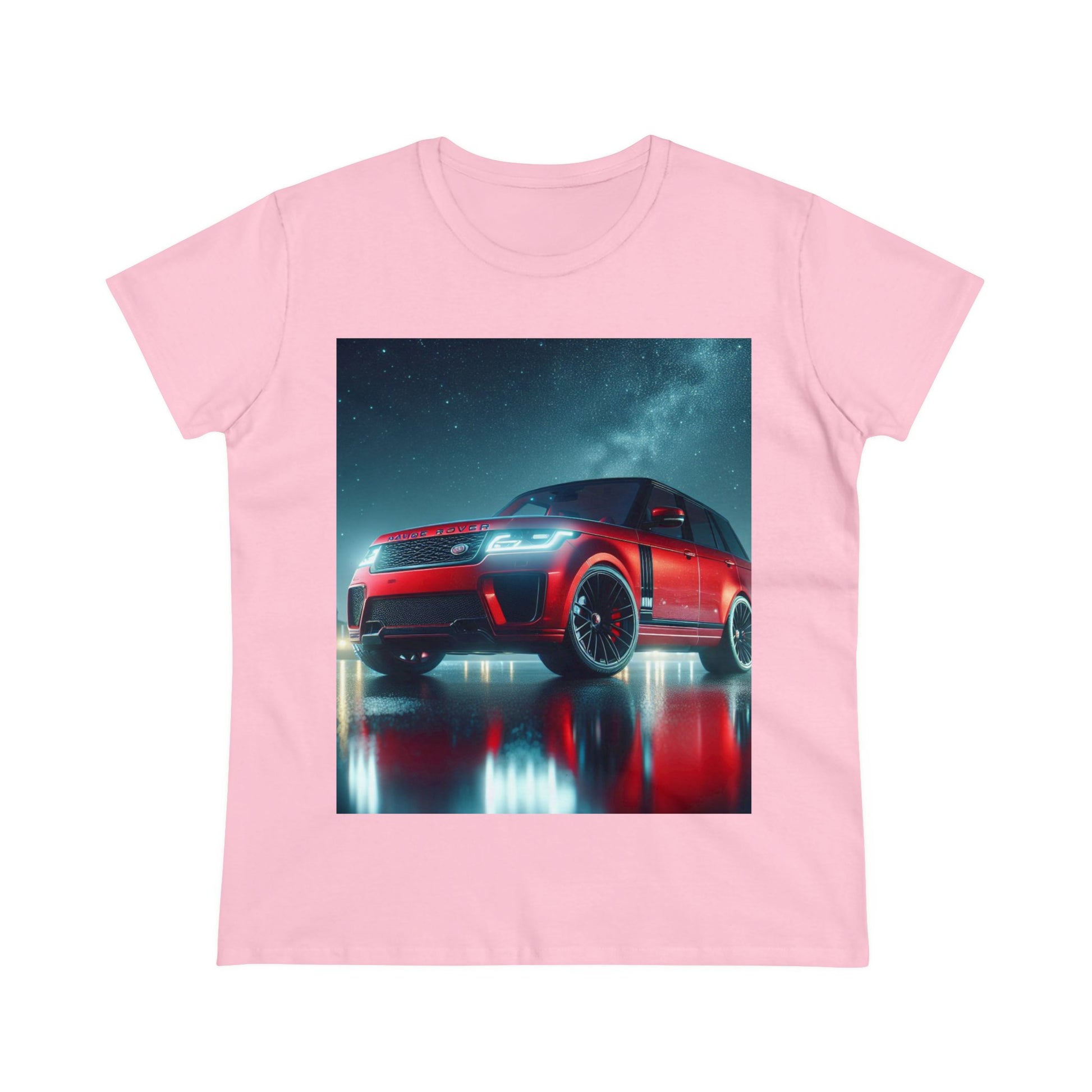 Red Range Rover T-Shirt T-Shirt Printify Light Pink S