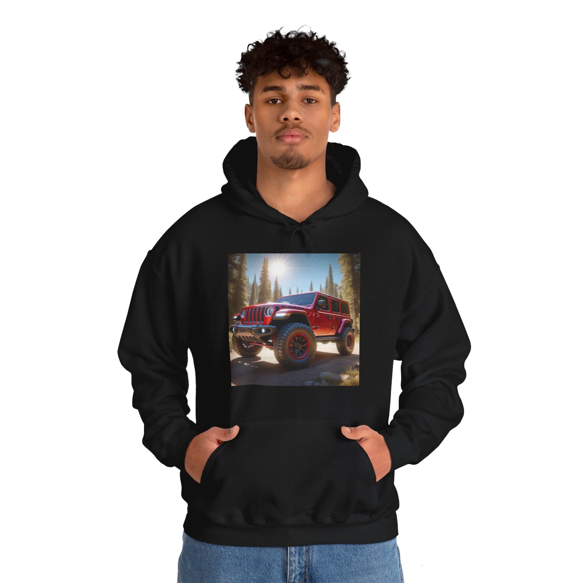 Red Rubicon Hoodie Hoodie Printify