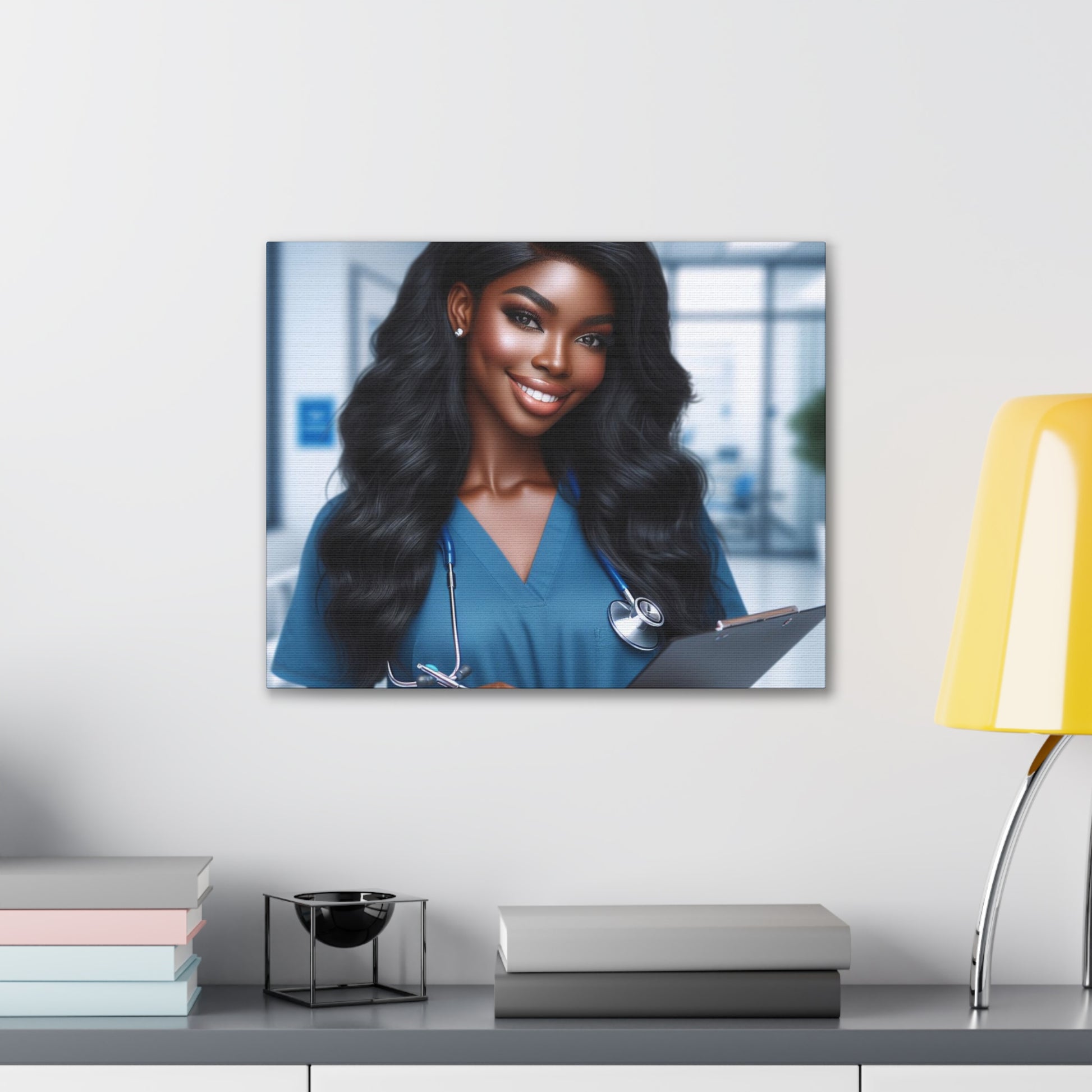 Your Favorite Nurse Canvas Canvas Printify 20″ x 16″ (Horizontal) 0.75''