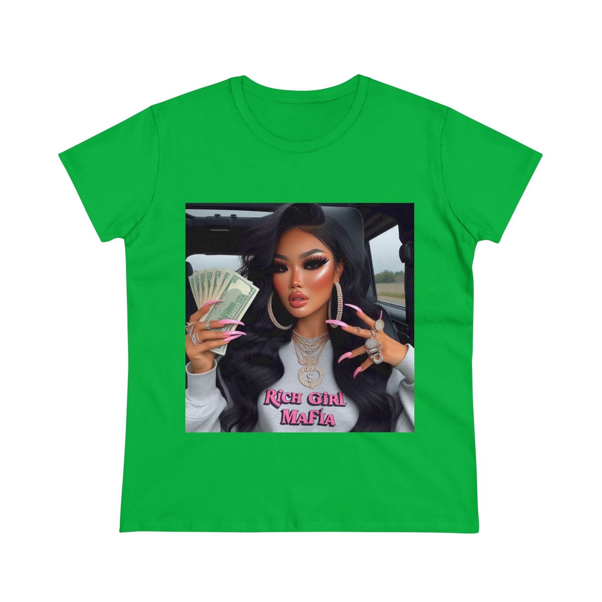 Rich Girl Mafia T-Shirt T-Shirt Printify Irish Green S