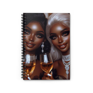 Cheers Spiral Notebook Paper products Printify One Size