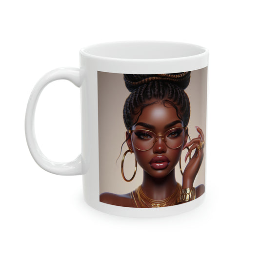 Chocolate Gold Mug Mug Printify 11oz