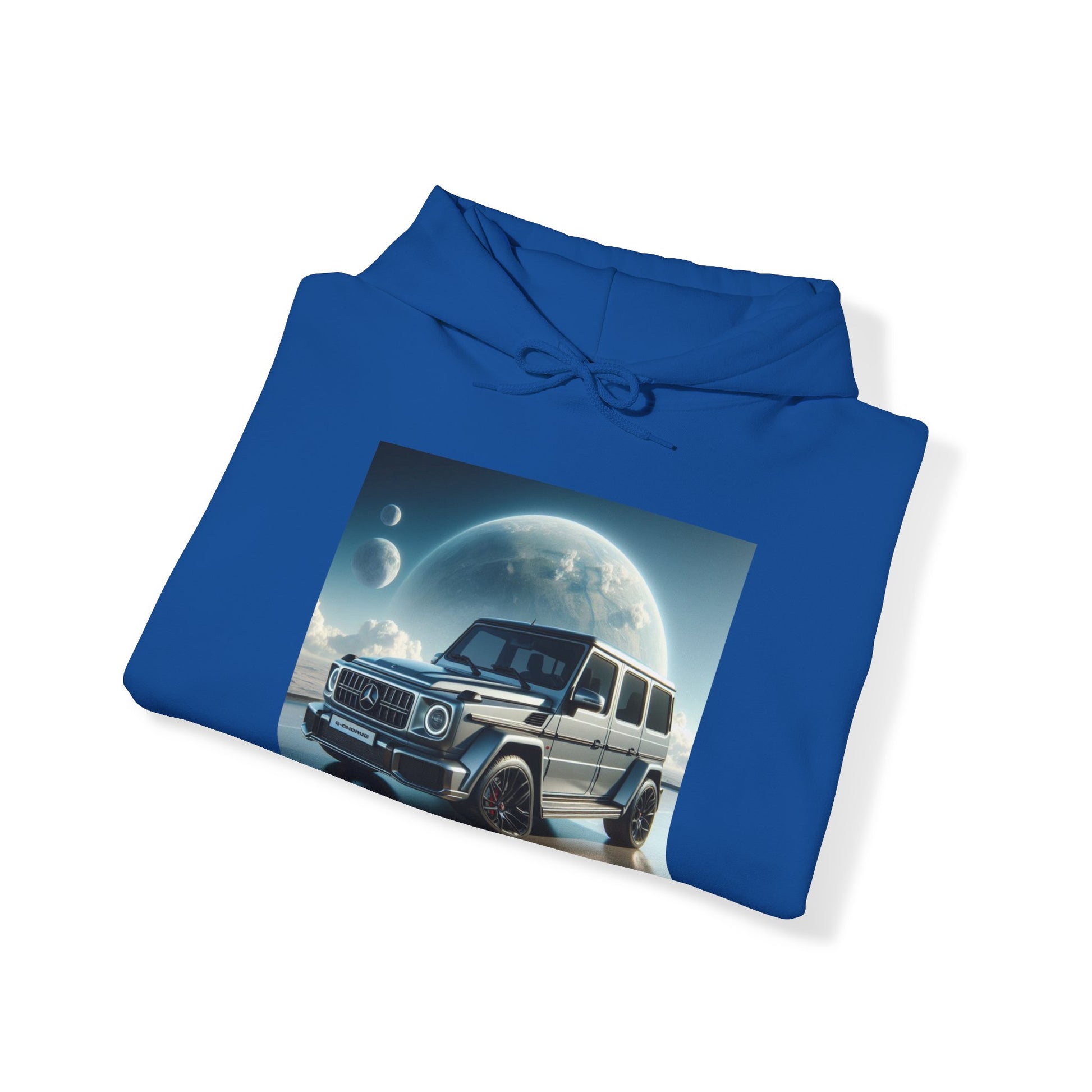 Silver G-Wagon Hoodie Hoodie Printify