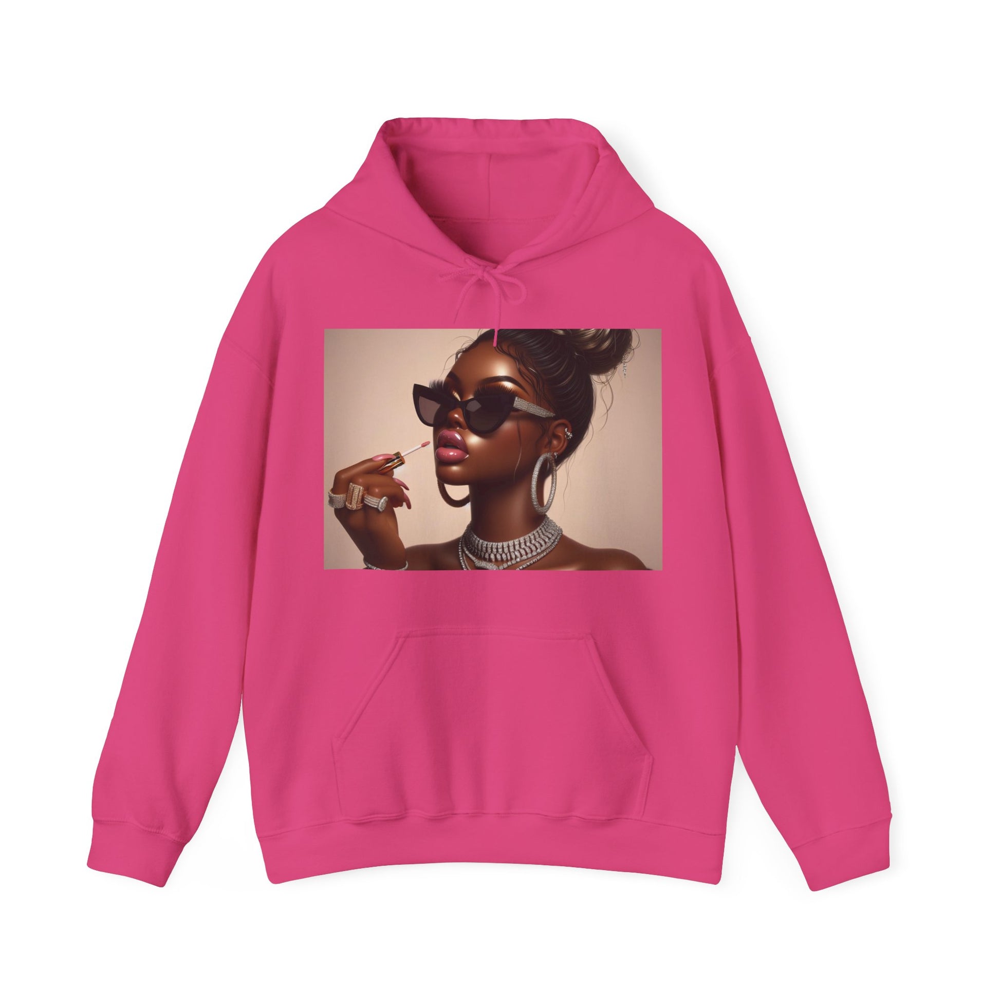 My Lip Gloss is Poppin Hoodie Hoodie Printify Heliconia S