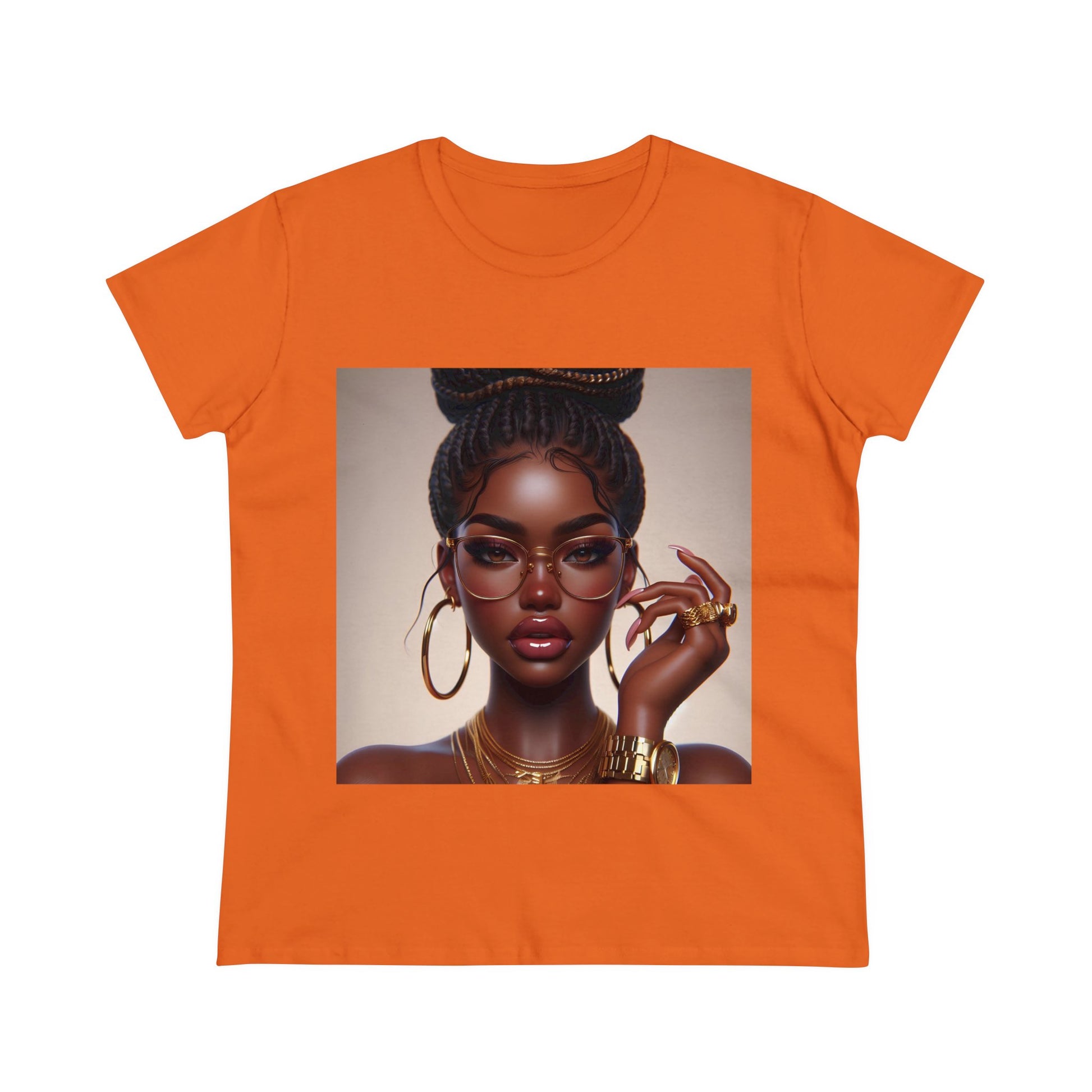 Chocolate Gold T-Shirt T-Shirt Printify Orange S
