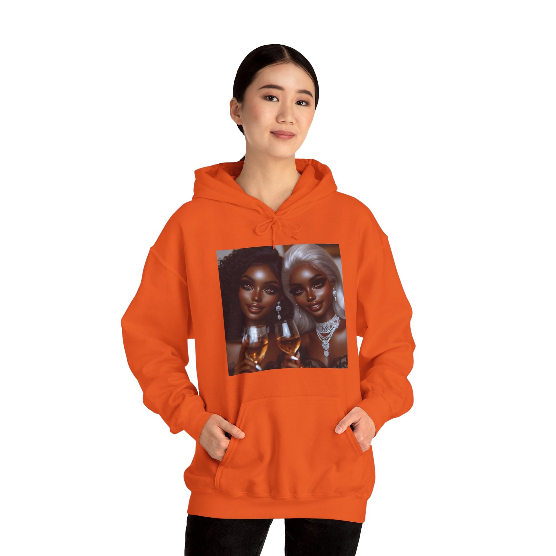Cheers Hoodie Hoodie Printify