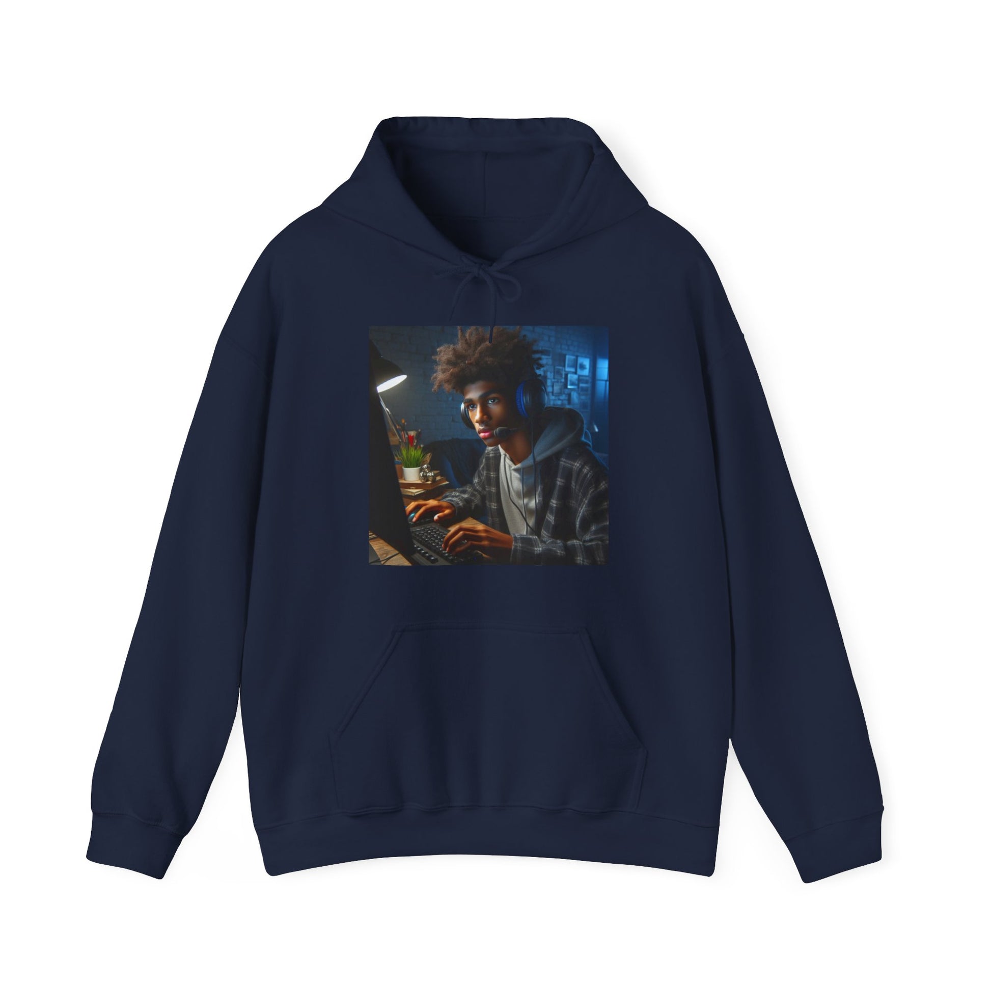 Game Time Hoodie Hoodie Printify Navy S