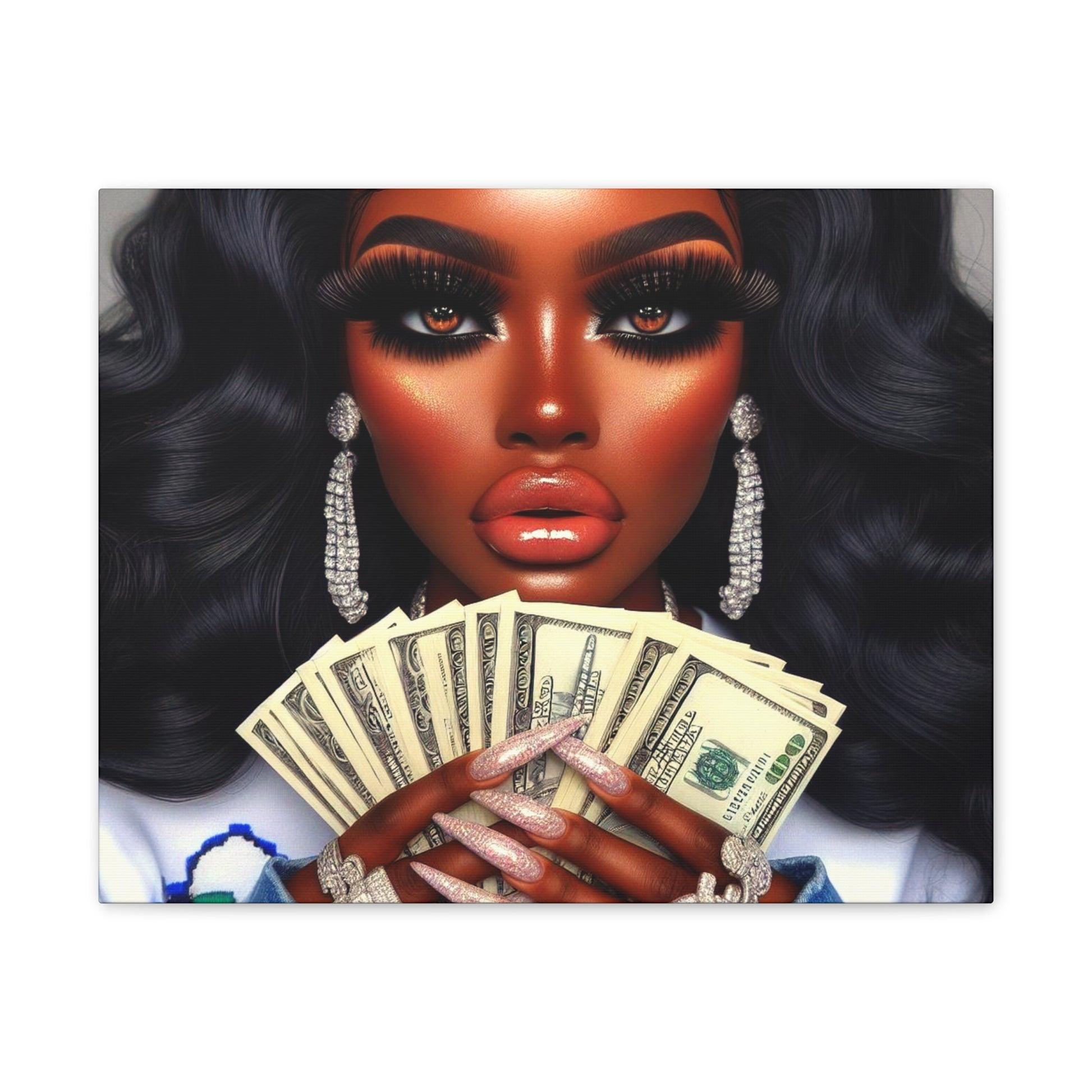 Money Talks Canvas Canvas Printify