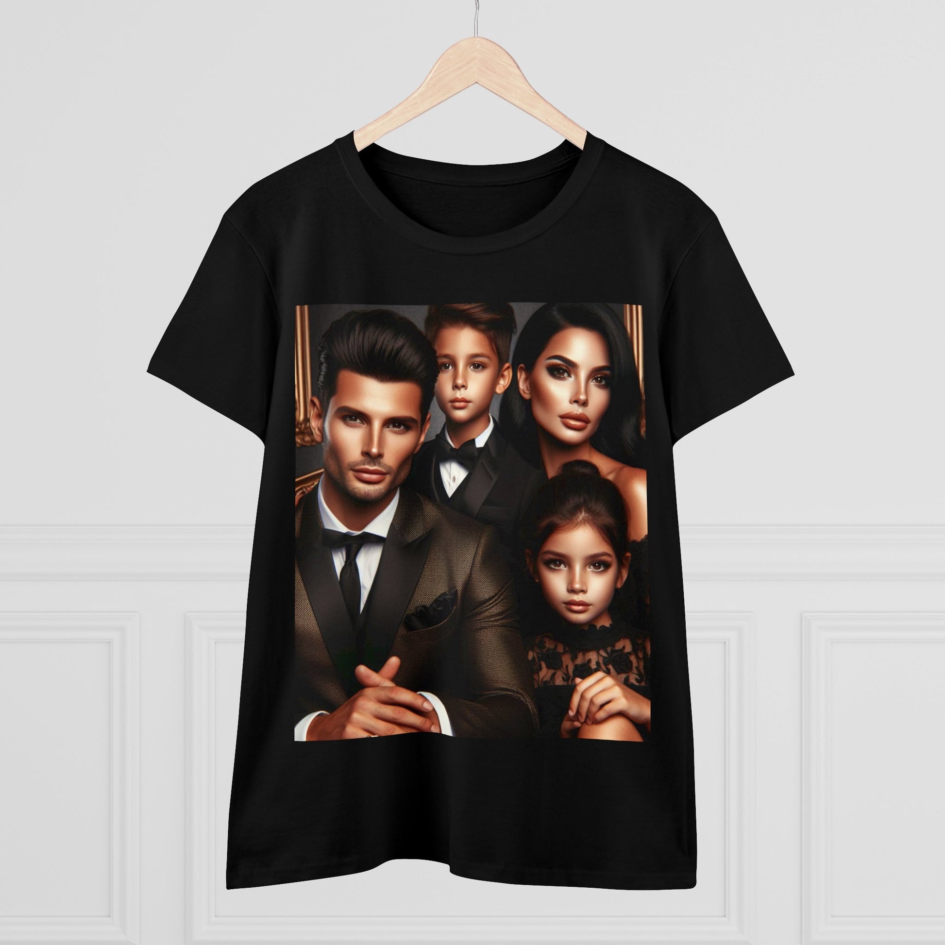 Family Portrait T-Shirt T-Shirt Printify