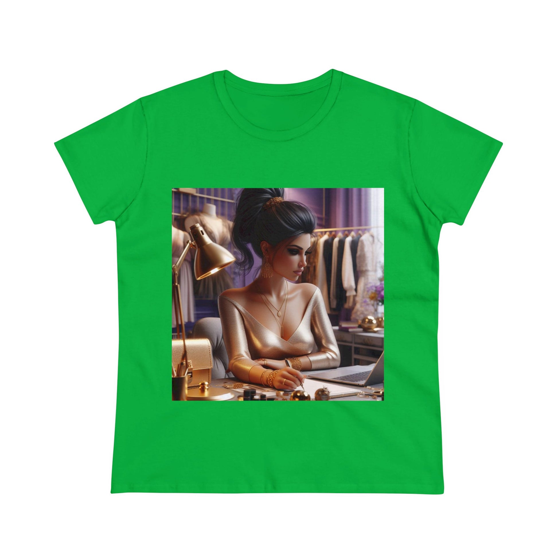 Fashion and Beauty T-Shirt T-Shirt Printify Irish Green S
