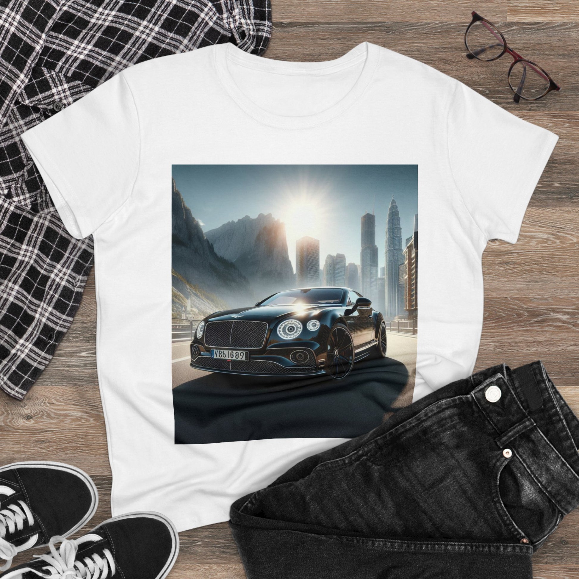 Black Bentley T-Shirt T-Shirt Printify
