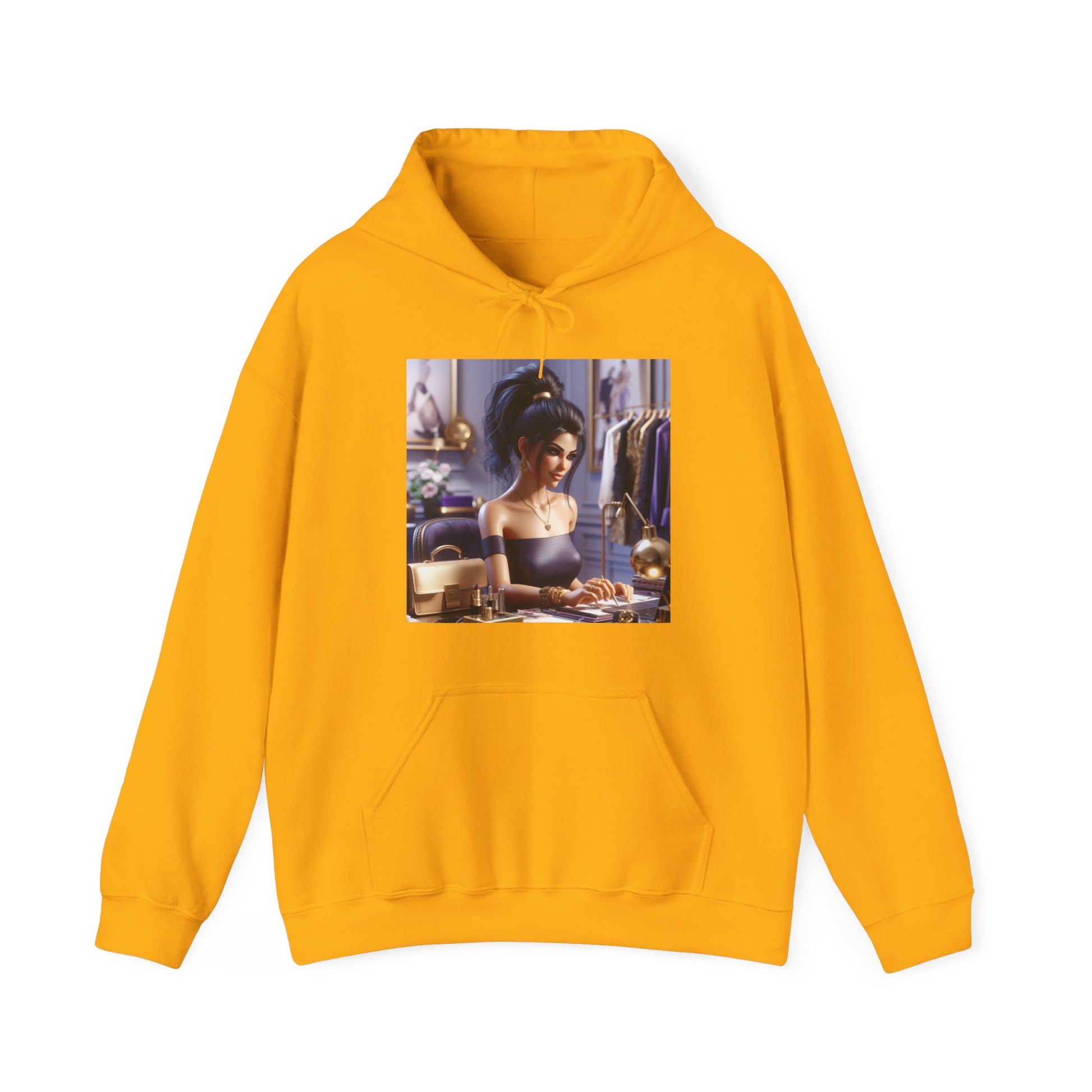 Fashion and Beauty Hoodie Hoodie Printify Gold S