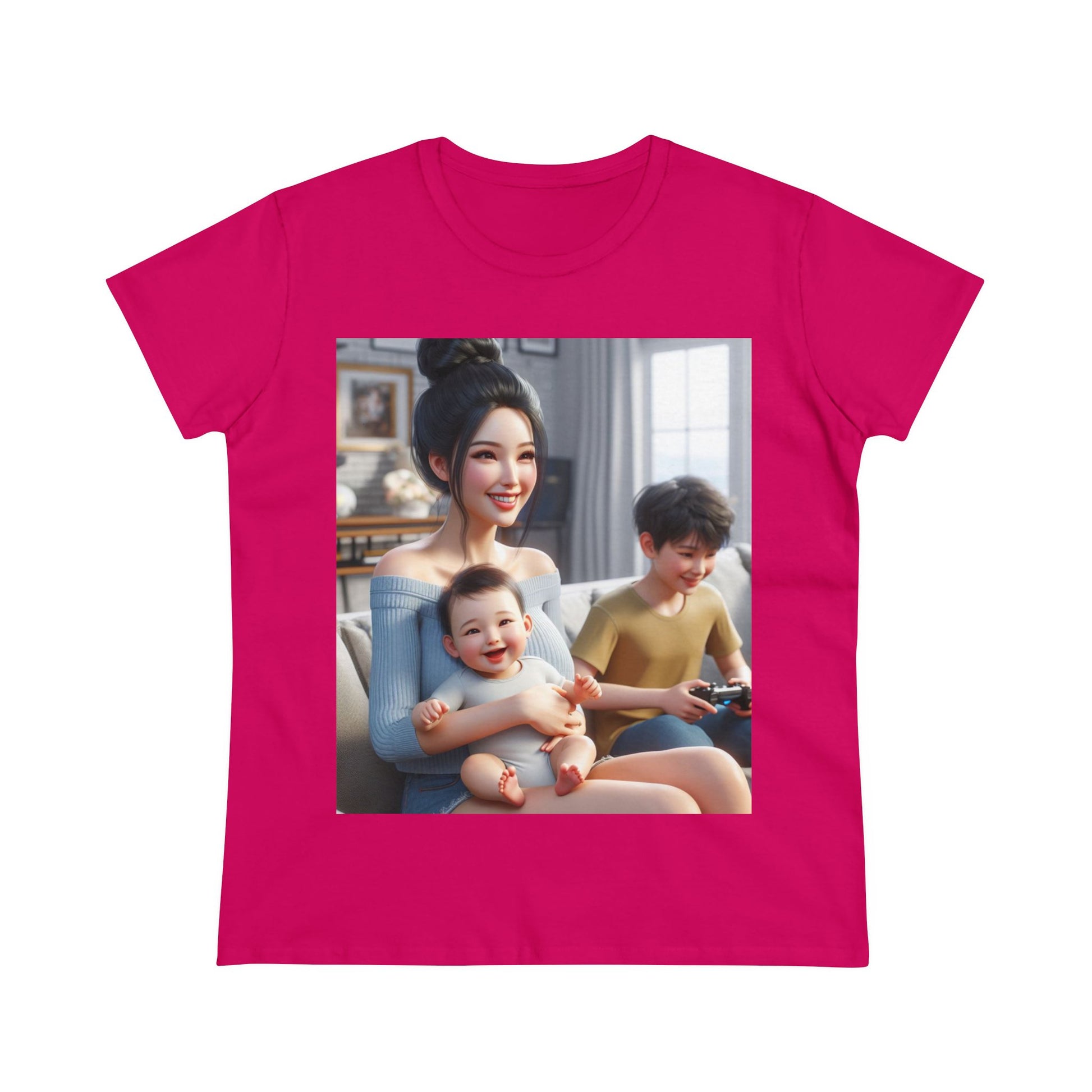 Family Time T-Shirt T-Shirt Printify Heliconia S