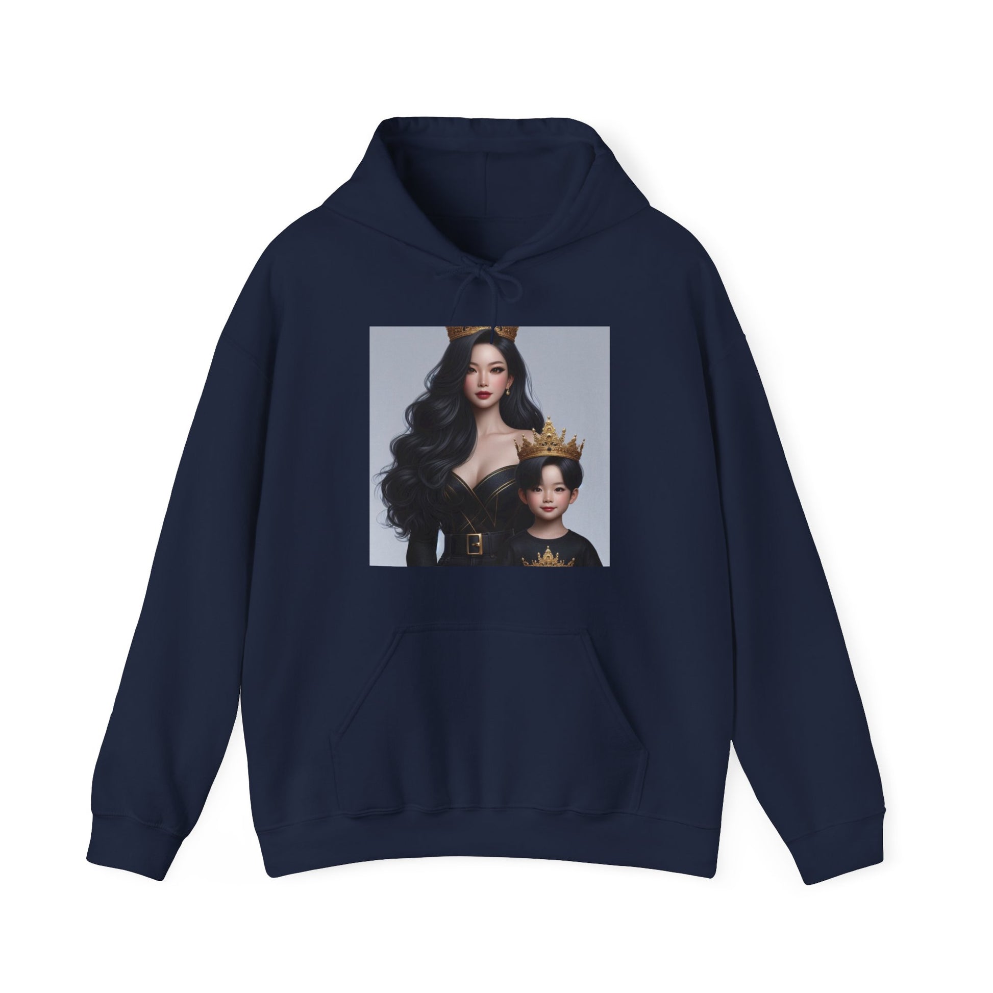 Royalty Hoodie Hoodie Printify Navy S