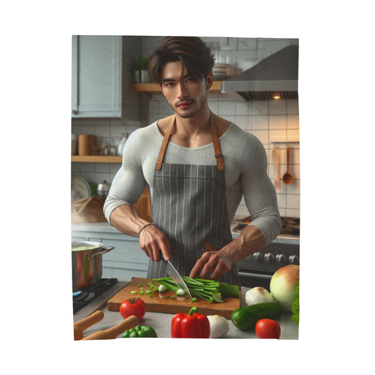 Dinner Time Plush Blanket All Over Prints Printify 60" × 80"