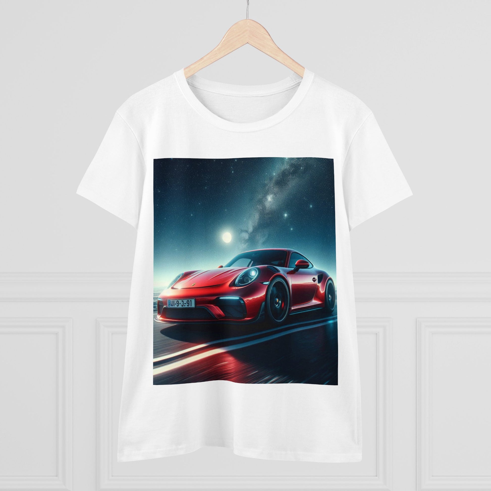 Red Porsche T-Shirt T-Shirt Printify