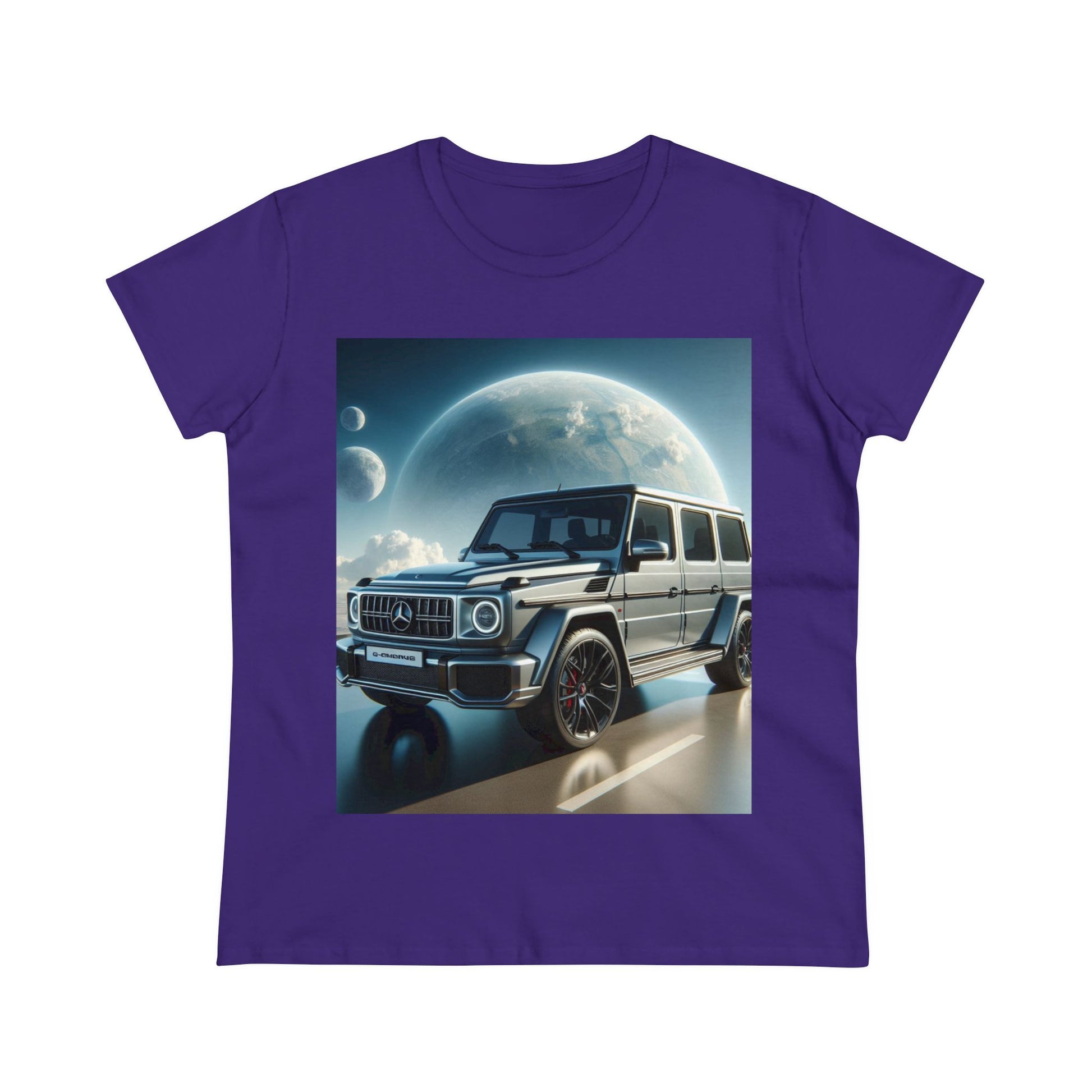 Silver G-Wagon T-Shirt T-Shirt Printify Purple S