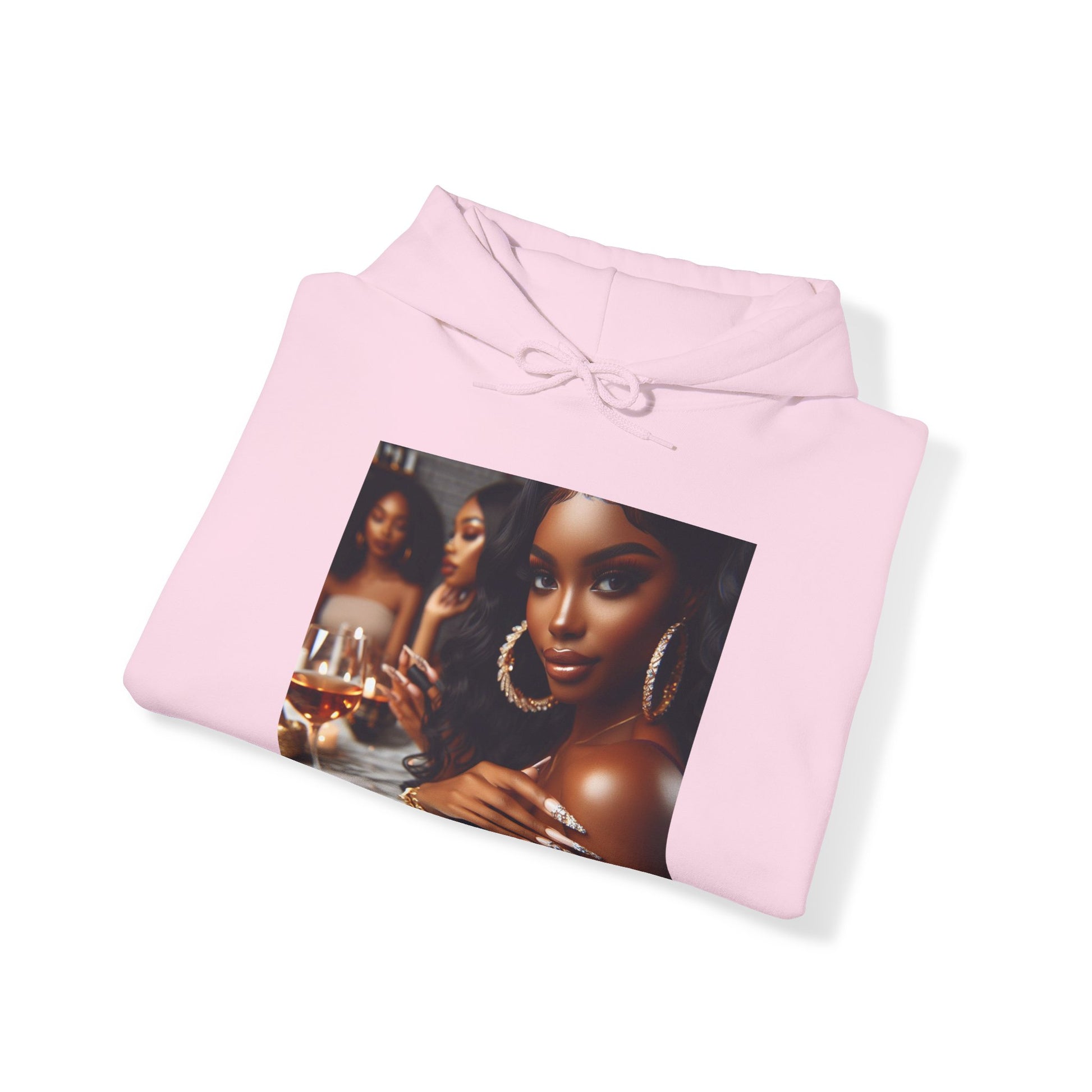 Wine Down Hoodie Hoodie Printify