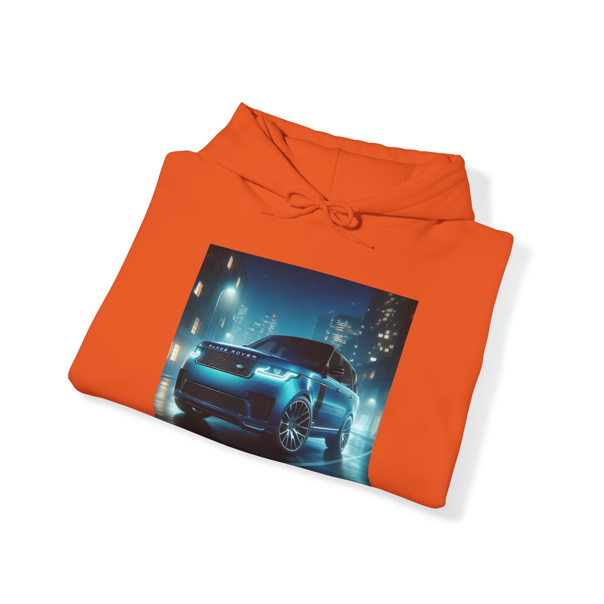 Blue Range Rover Hoodie Hoodie Printify