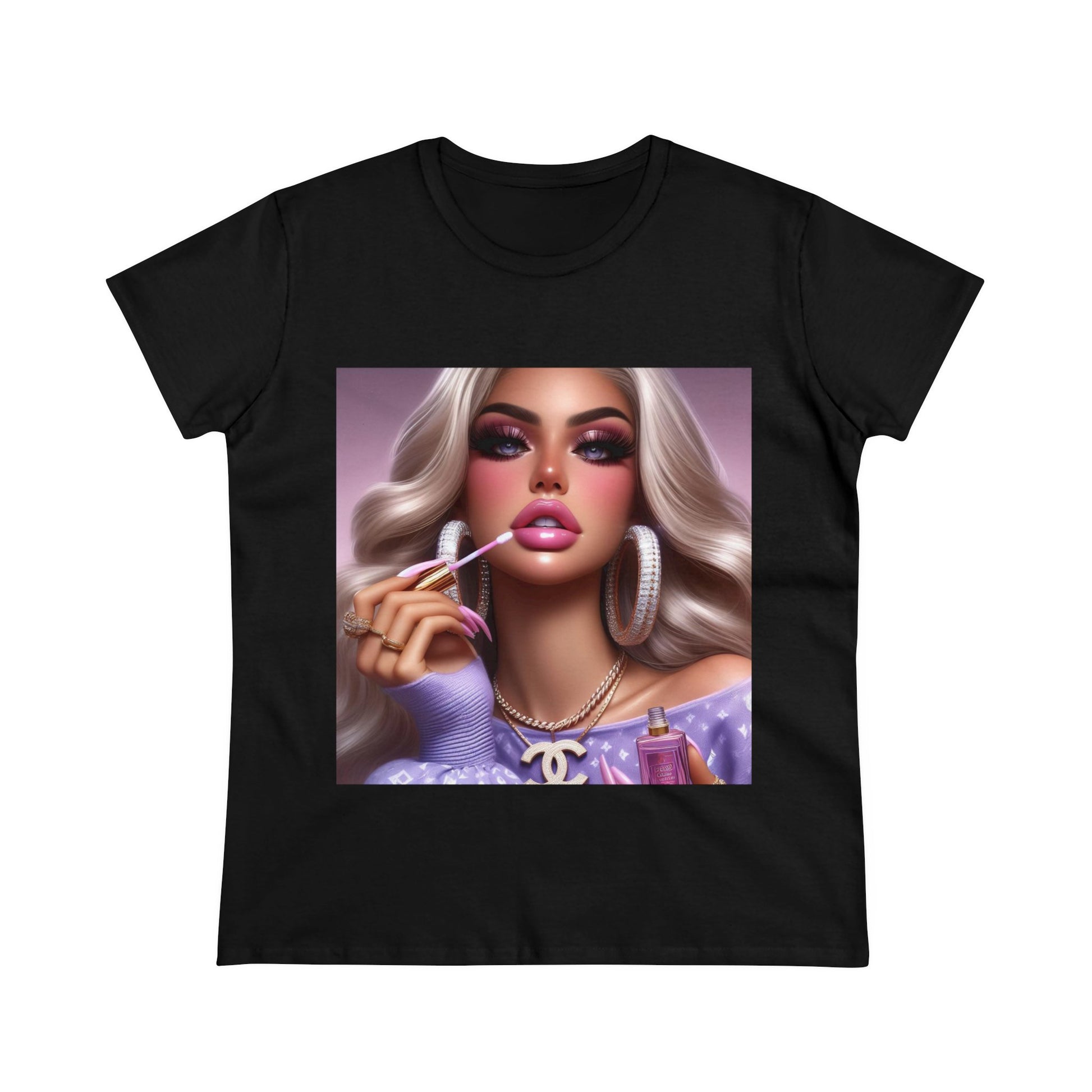 Gloss Up T-Shirt T-Shirt Printify Black S