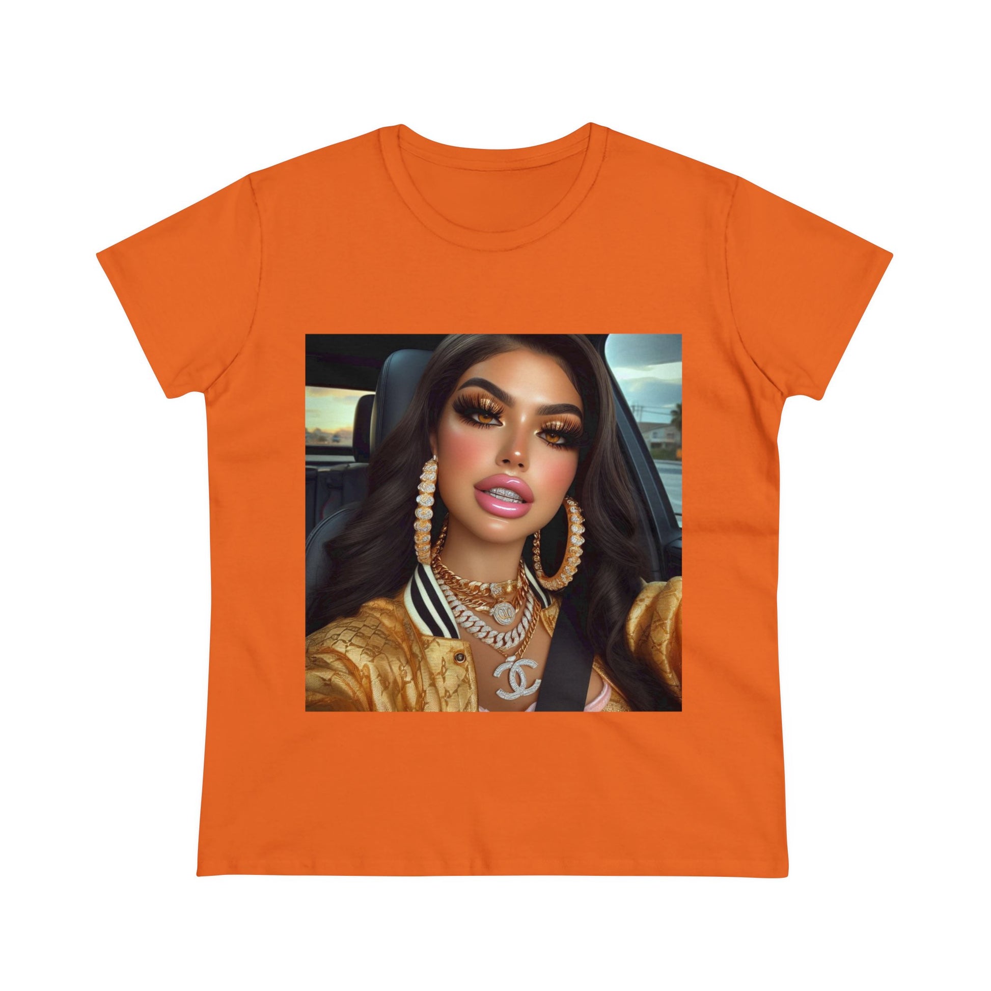 Car Beauty T-Shirt T-Shirt Printify Orange S