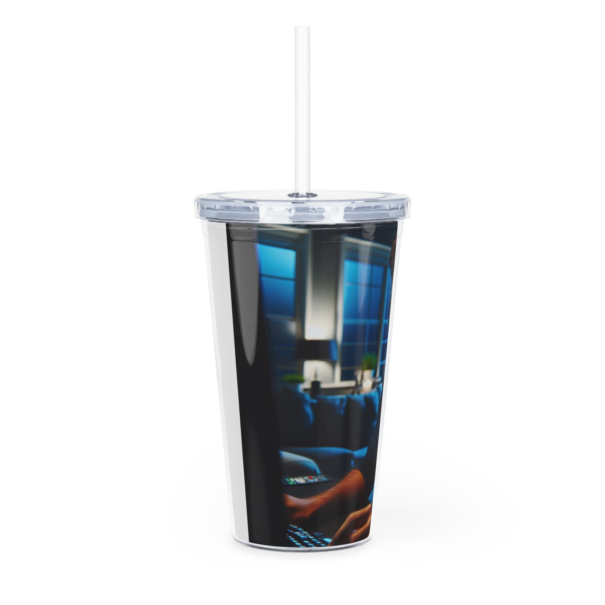 Game Time Tumbler with Straw Mug Printify