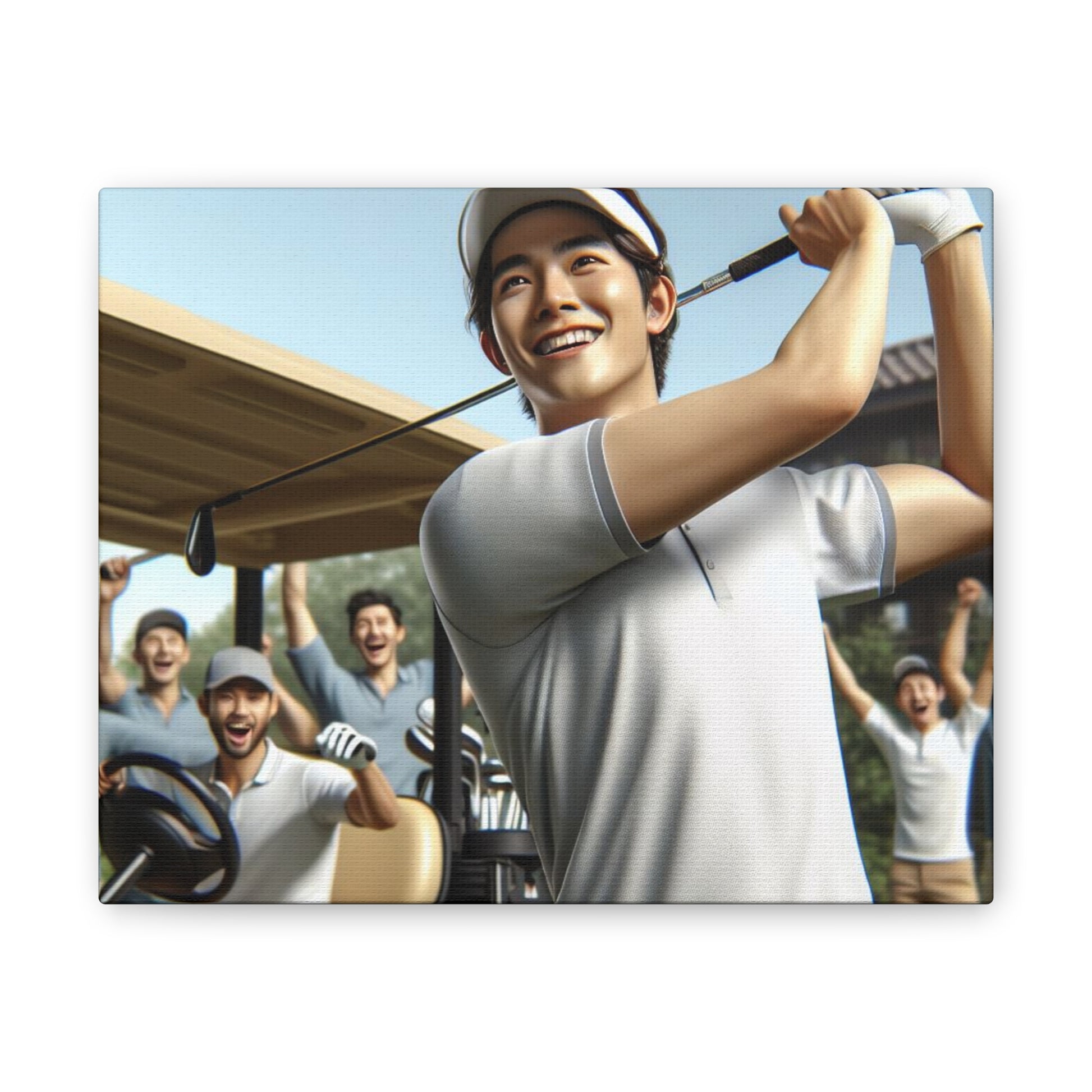 Golf Tournament Canvas Canvas Printify