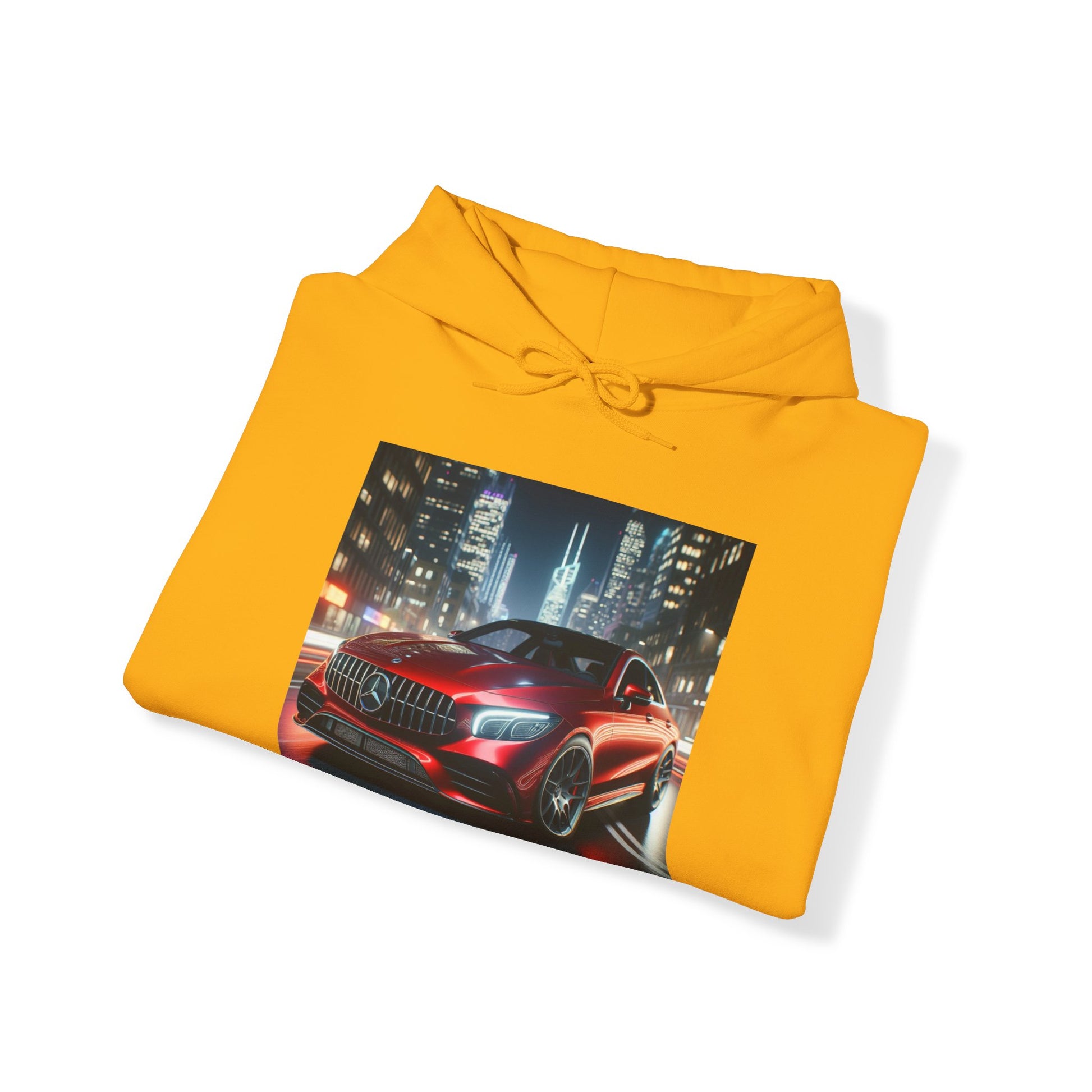 Red Mercedes Hoodie Hoodie Printify