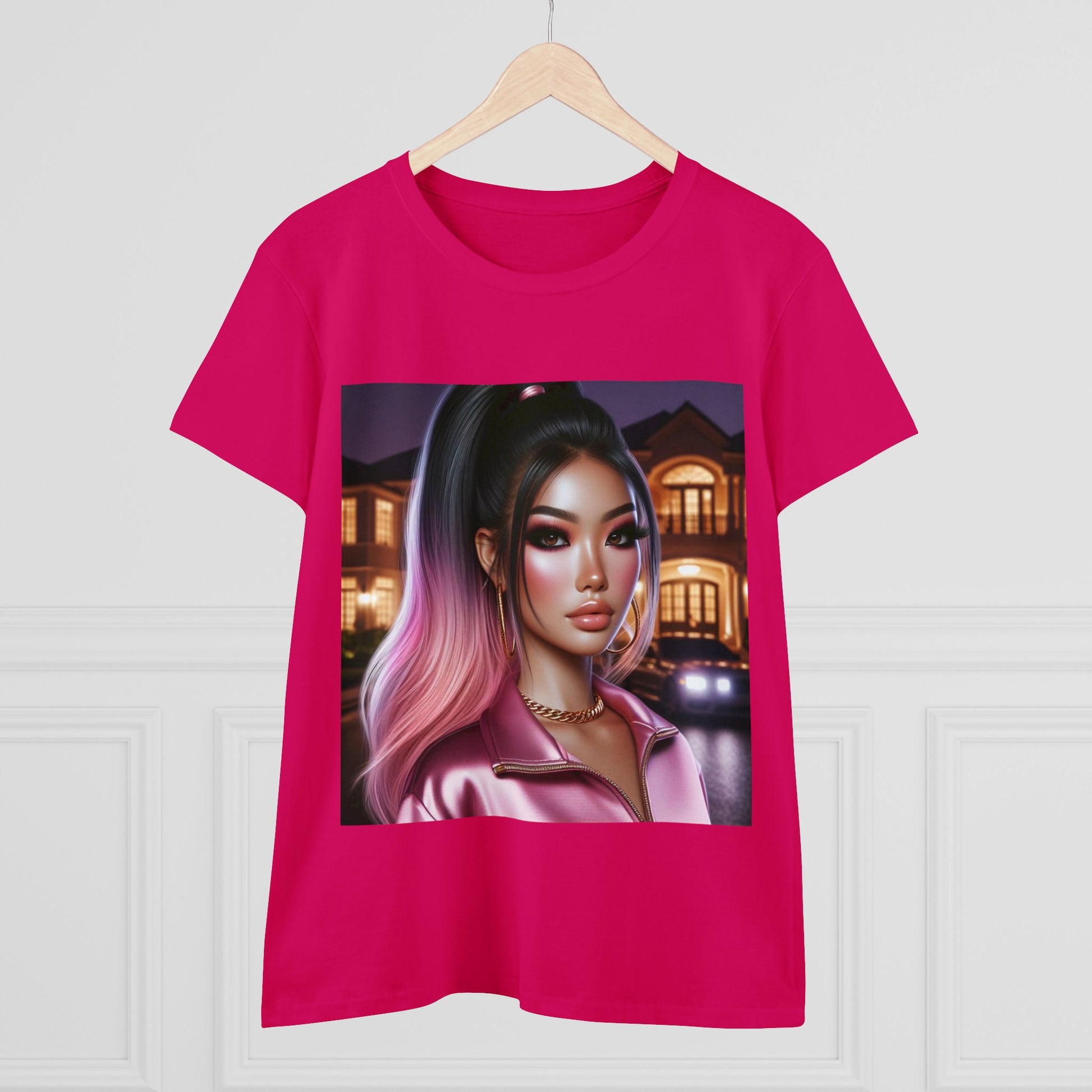 Pink at Night T-Shirt T-Shirt Printify