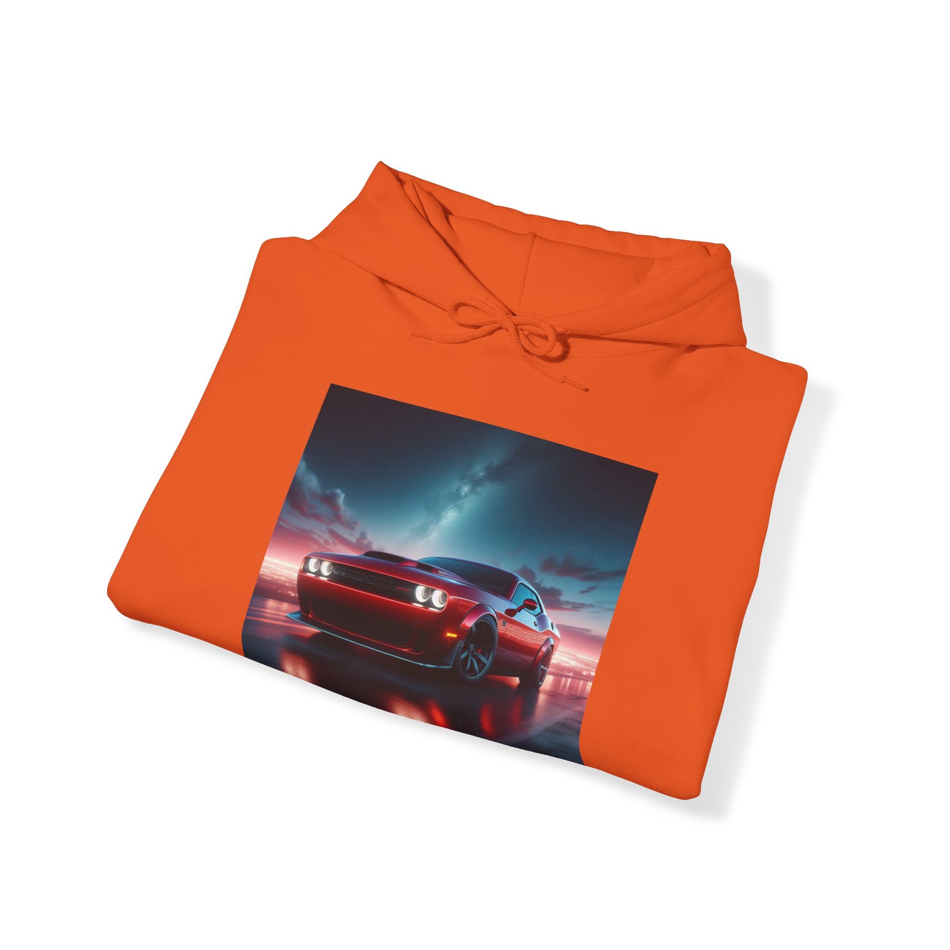 Red Challenger Hoodie Hoodie Printify