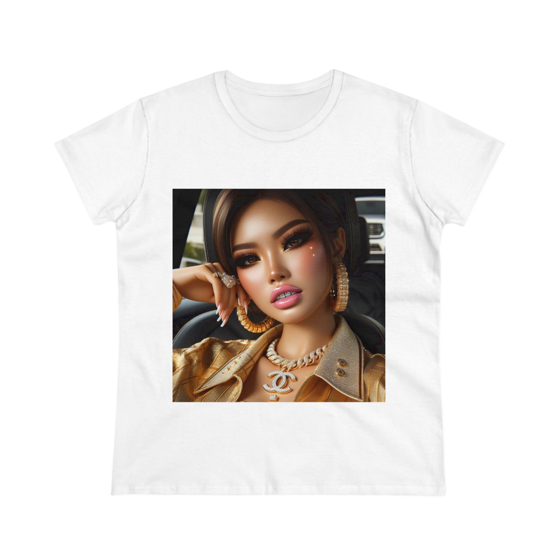 Car Beauty T-Shirt T-Shirt Printify White S