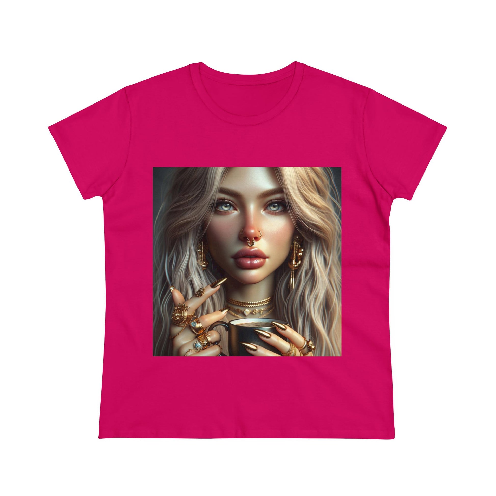 Elevated Coffee T-Shirt T-Shirt Printify Heliconia S