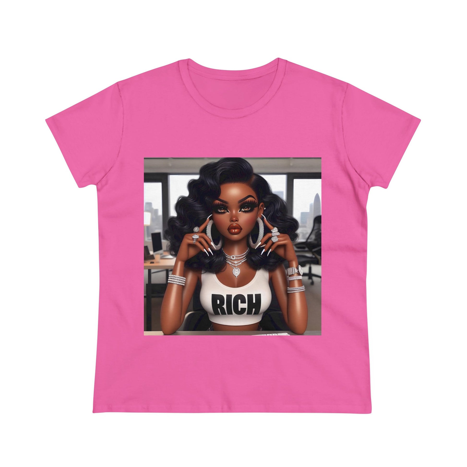 Rich Girl T-Shirt T-Shirt Printify Azalea S