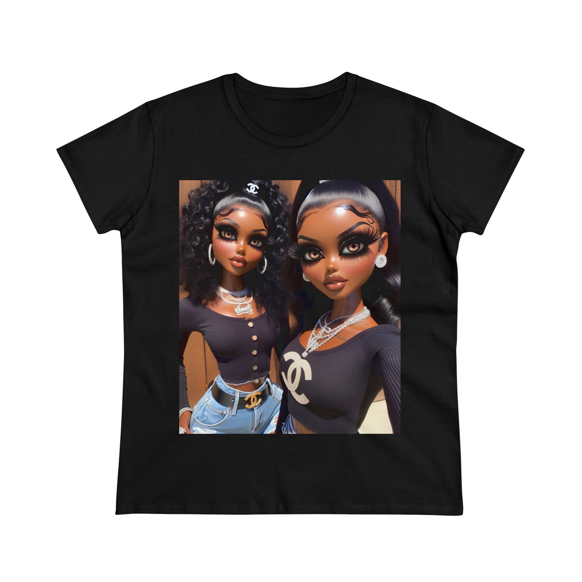 Outside Baddies T-Shirt T-Shirt Printify Black S