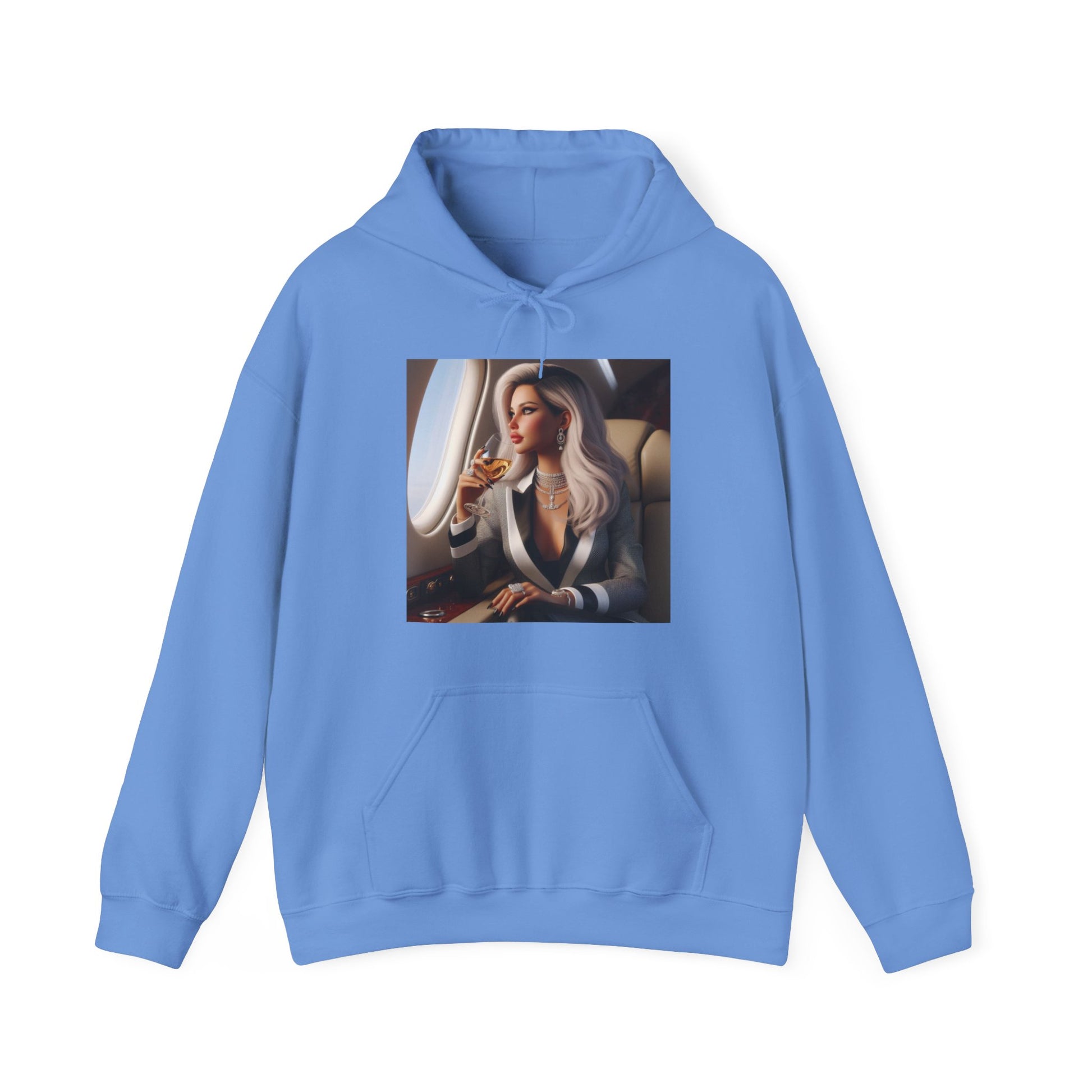 Private Business Hoodie Hoodie Printify Carolina Blue S