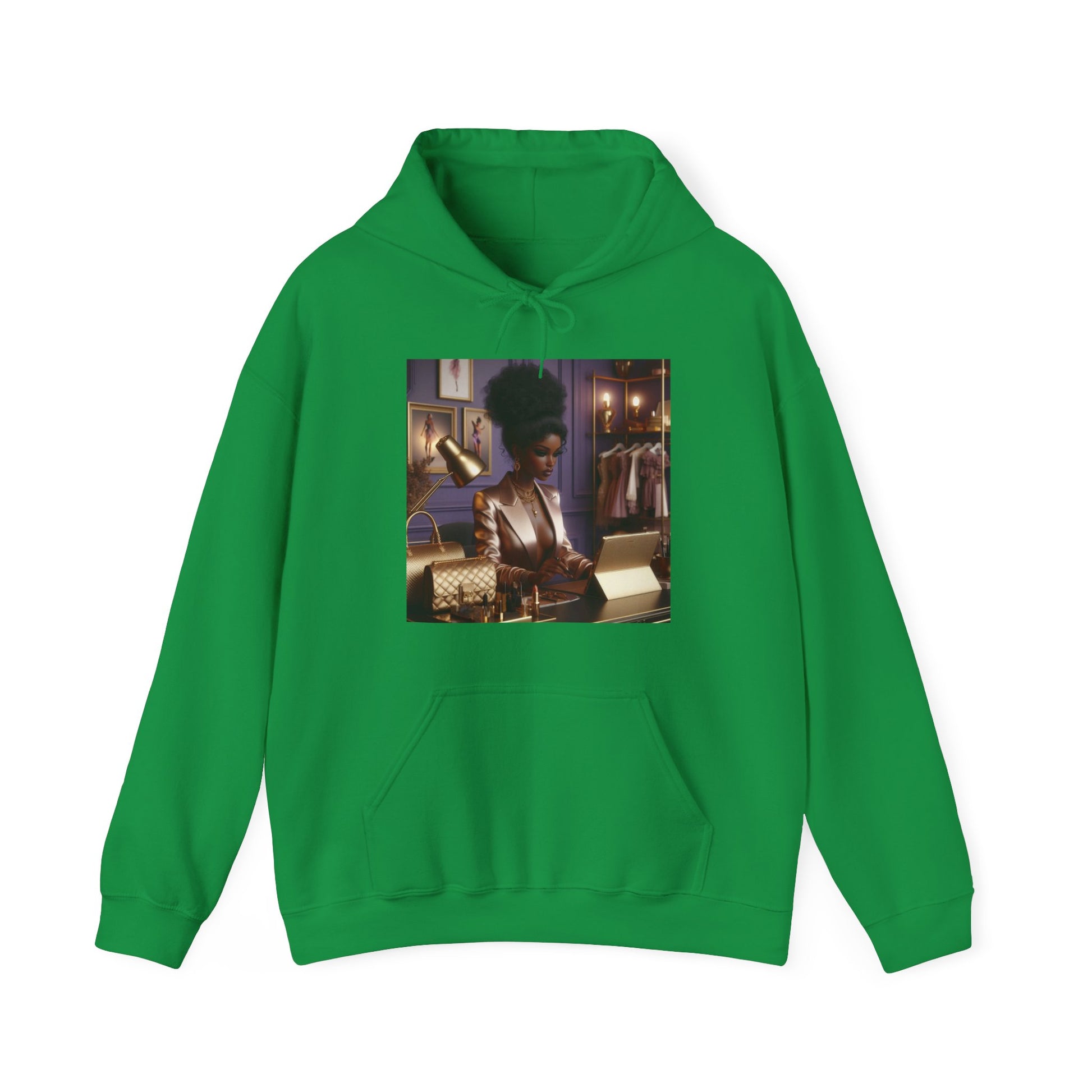 Fashion and Beauty Hoodie Hoodie Printify Irish Green S